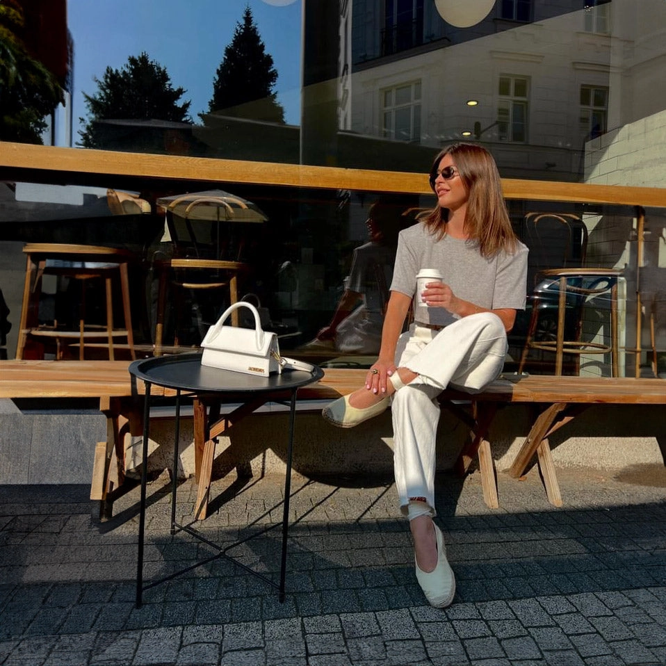 *DELPHINE - espadrille lace up flatform