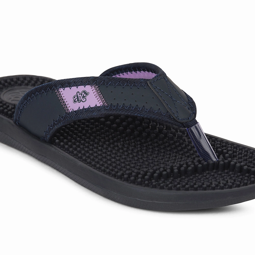 A-HA Navy Blue Casual Slipper For Women ACUPLUS-2 By Liberty