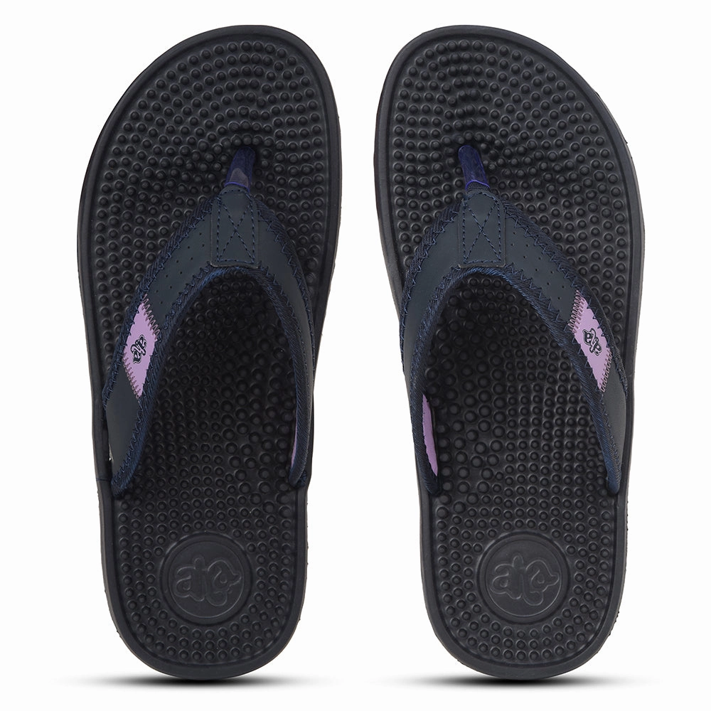 A-HA Navy Blue Casual Slipper For Women ACUPLUS-2 By Liberty