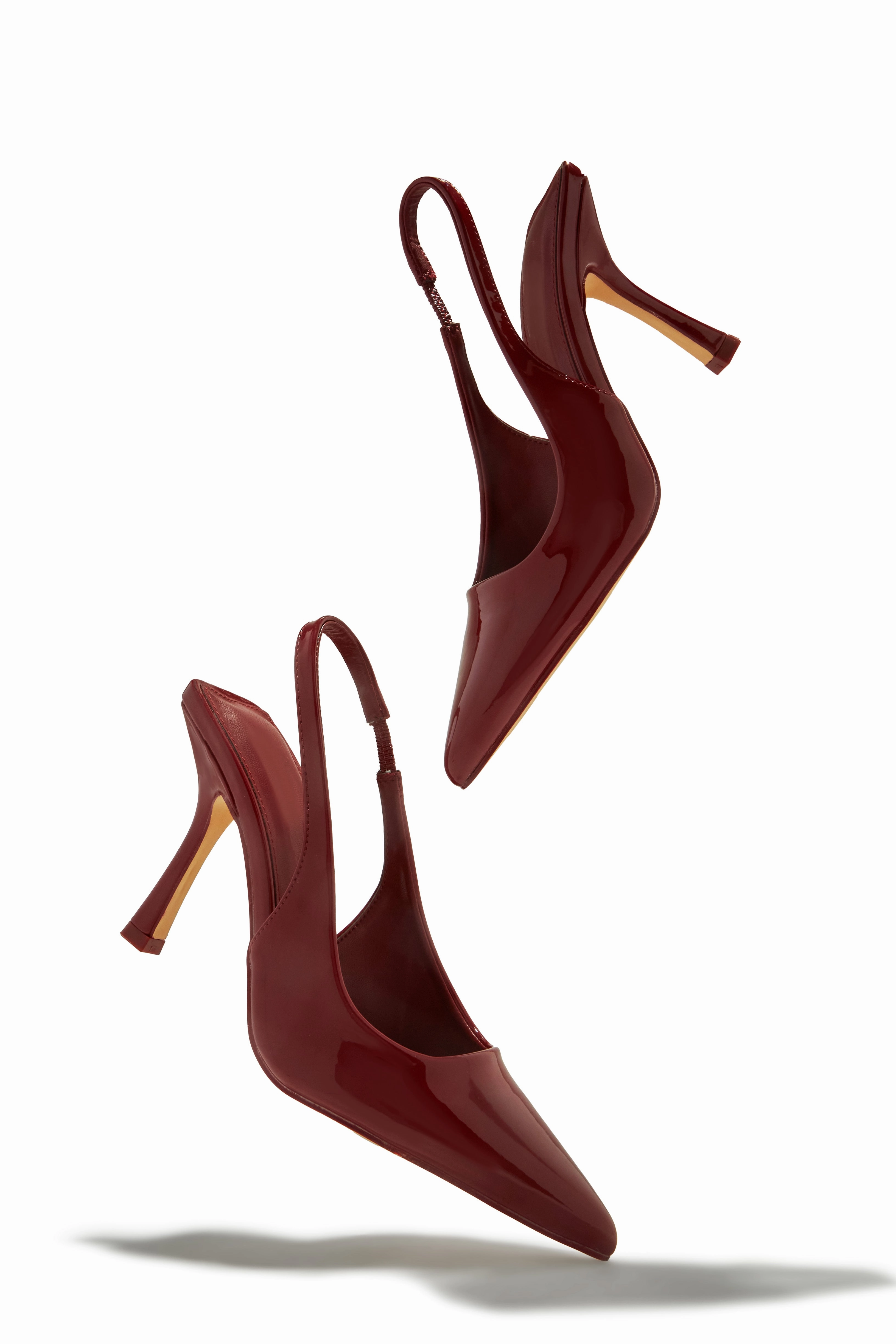 Alisson Slingback Pumps - Cherry