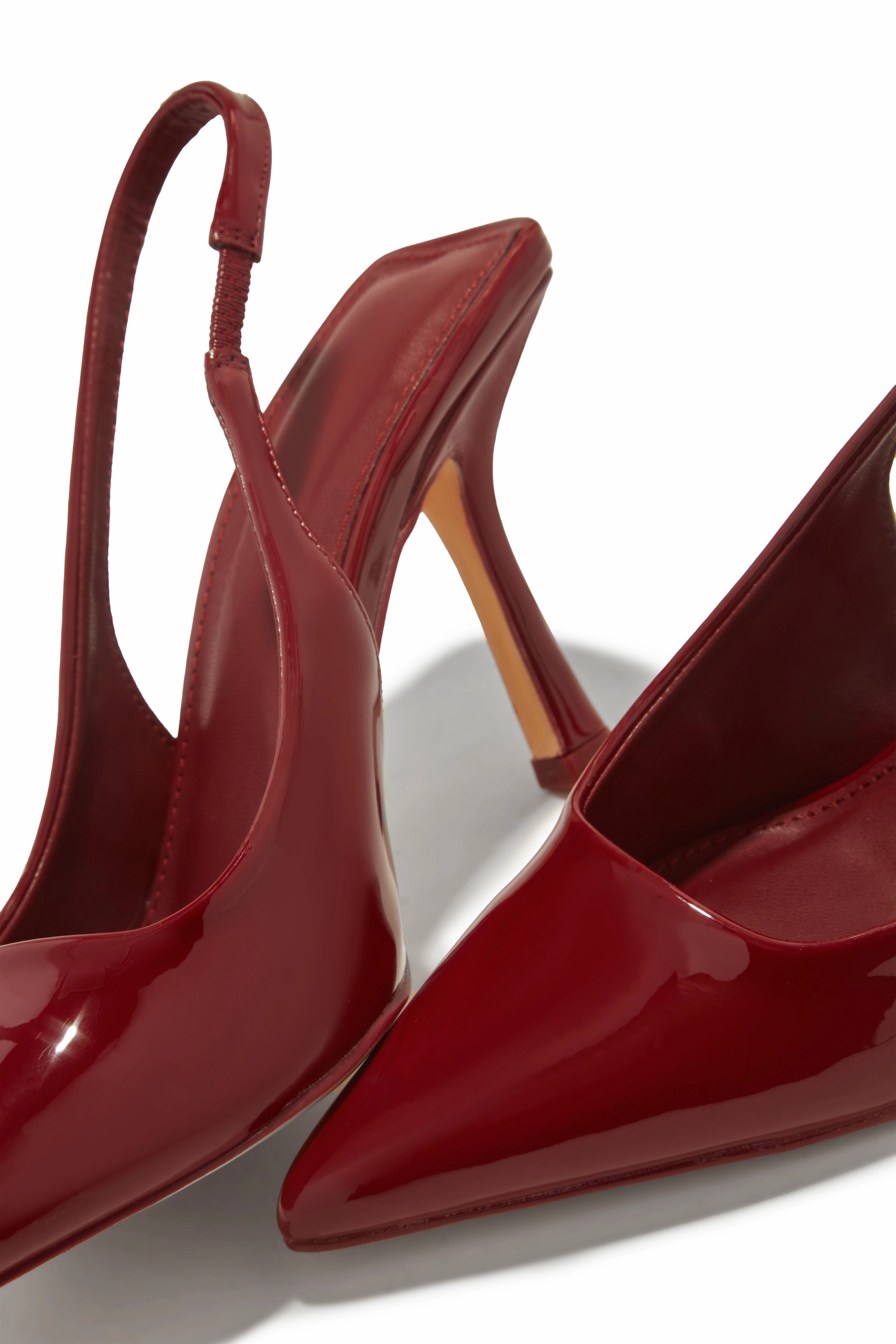 Alisson Slingback Pumps - Cherry