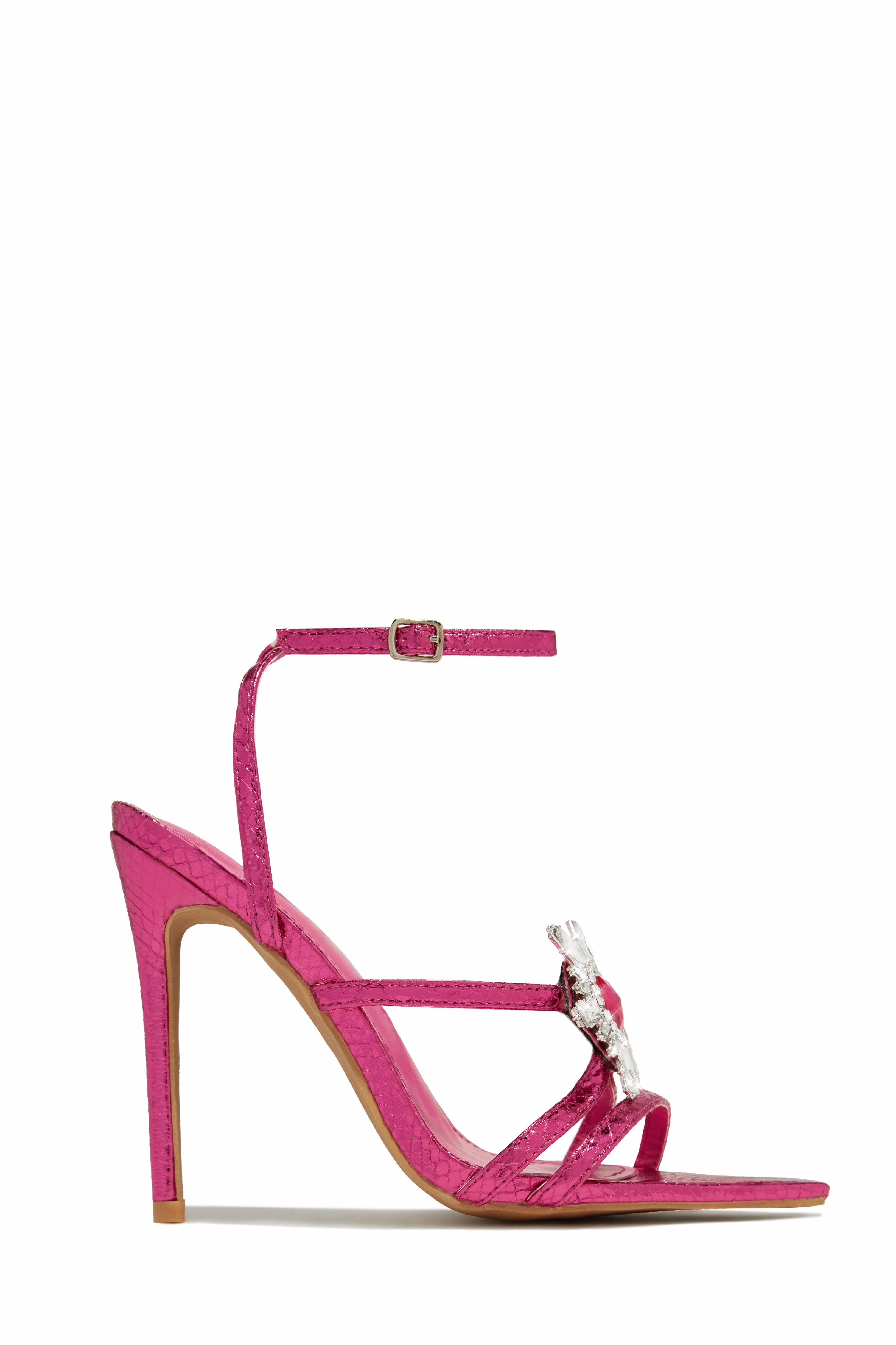 Ameira Embellished High Heels - Gold