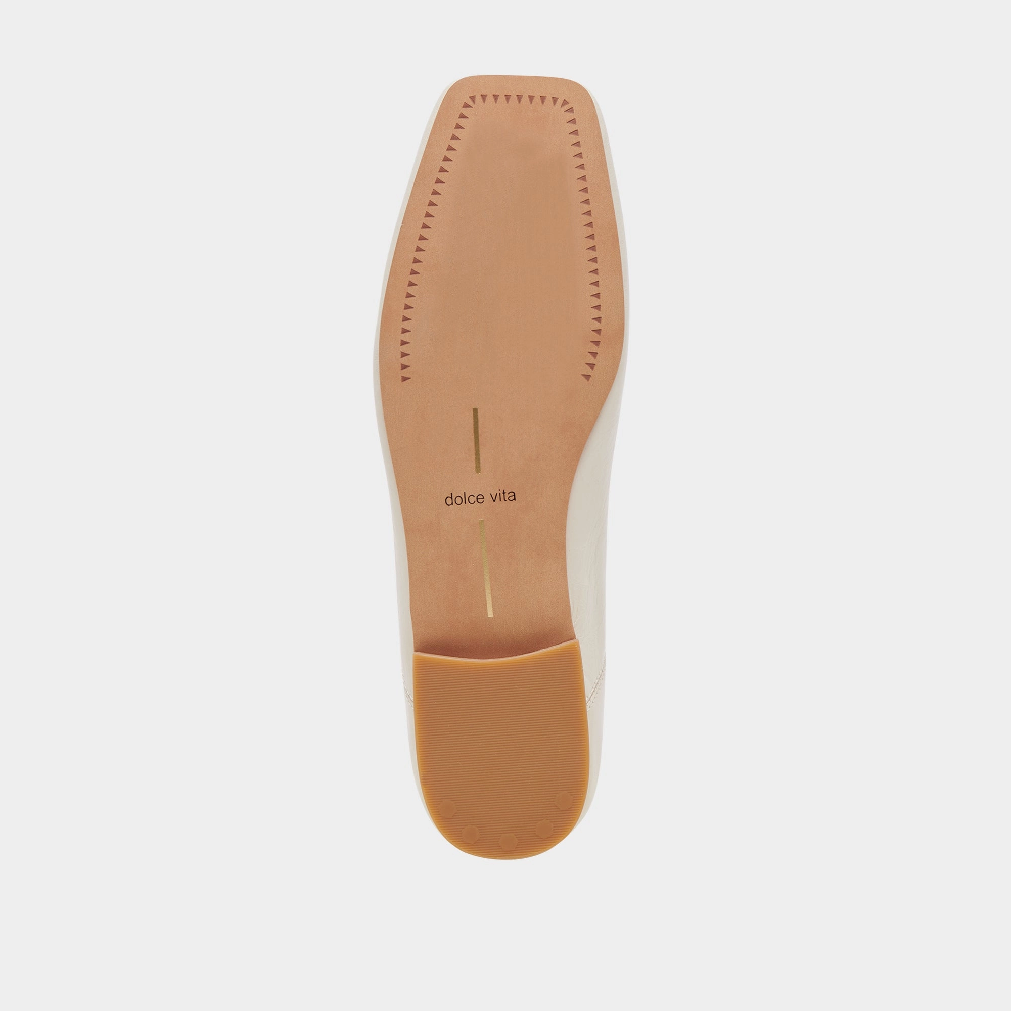 ANISA BALLET FLATS CREME CRINKLE PATENT