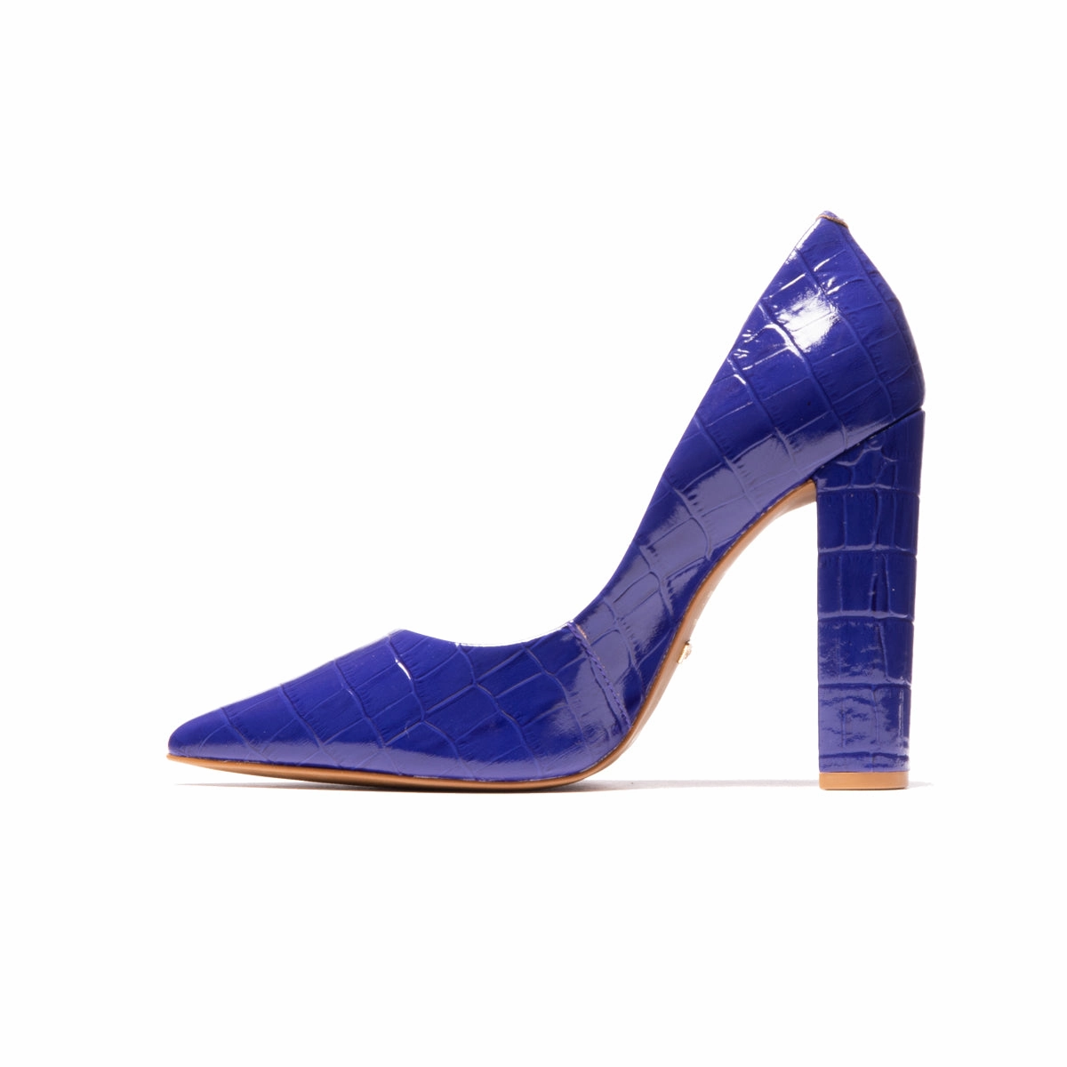 Antonella Violet Patent Croco