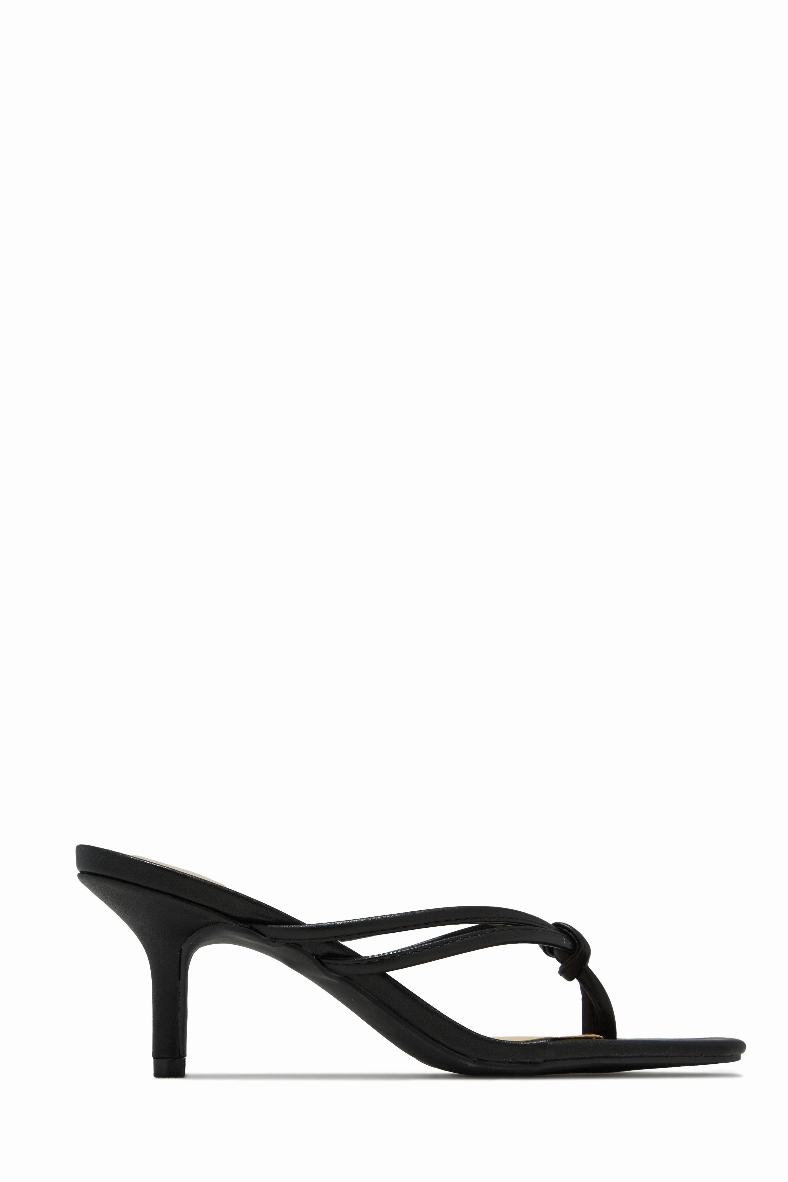 Areya Mid Heel Mules - Yellow