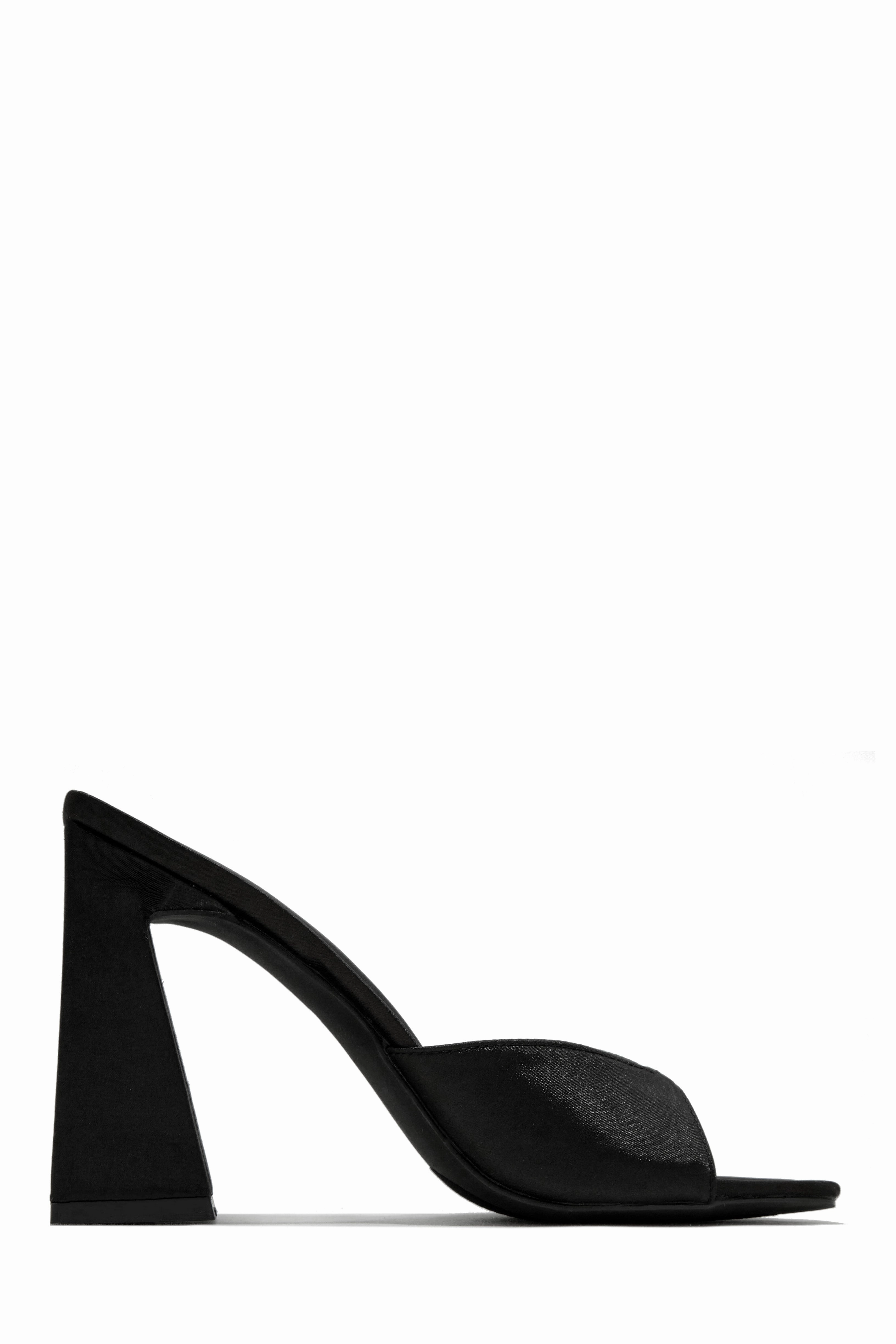 Azaria Embellished Block Heel Mules - Denim