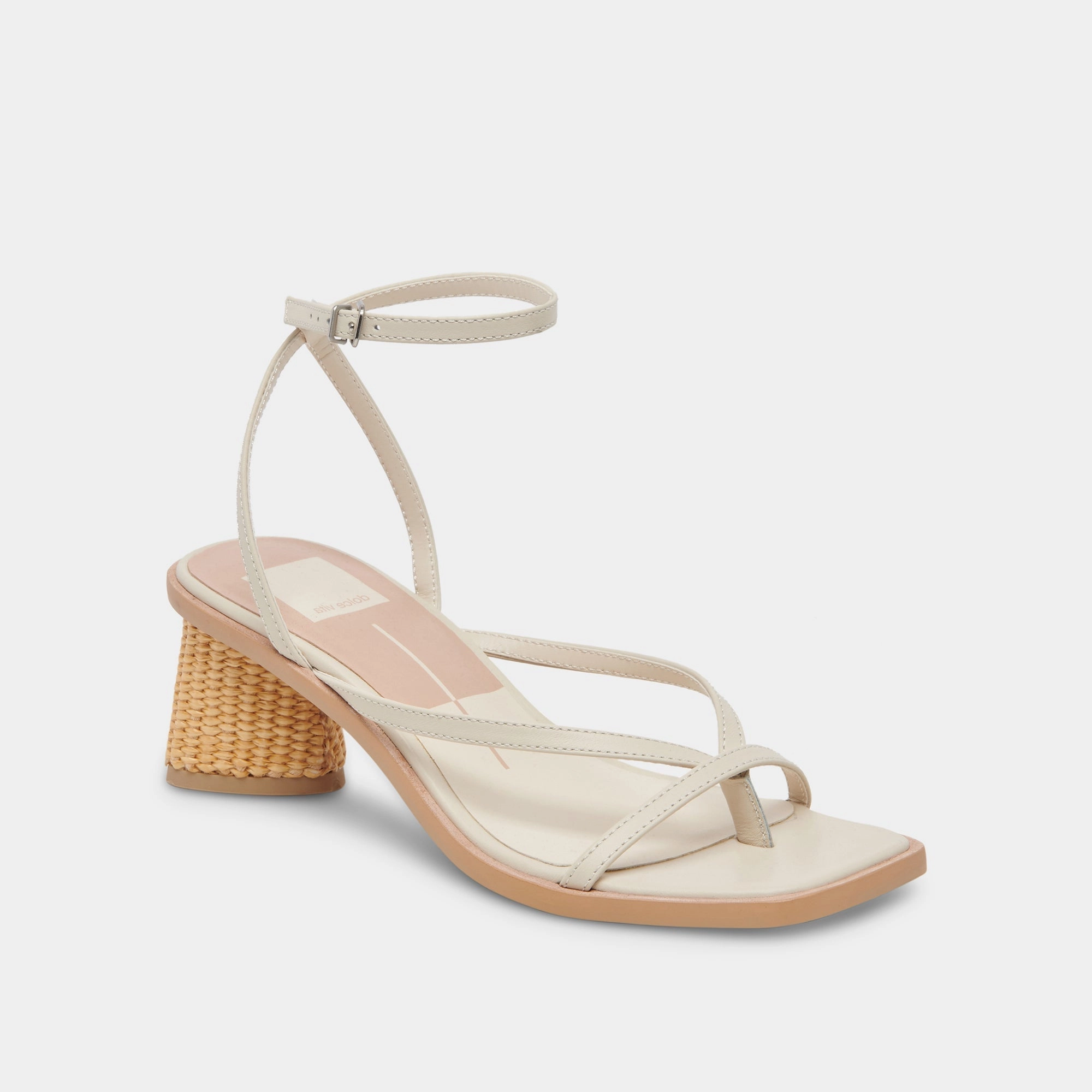 BANITA WIDE SANDALS IVORY LEATHER - re:vita