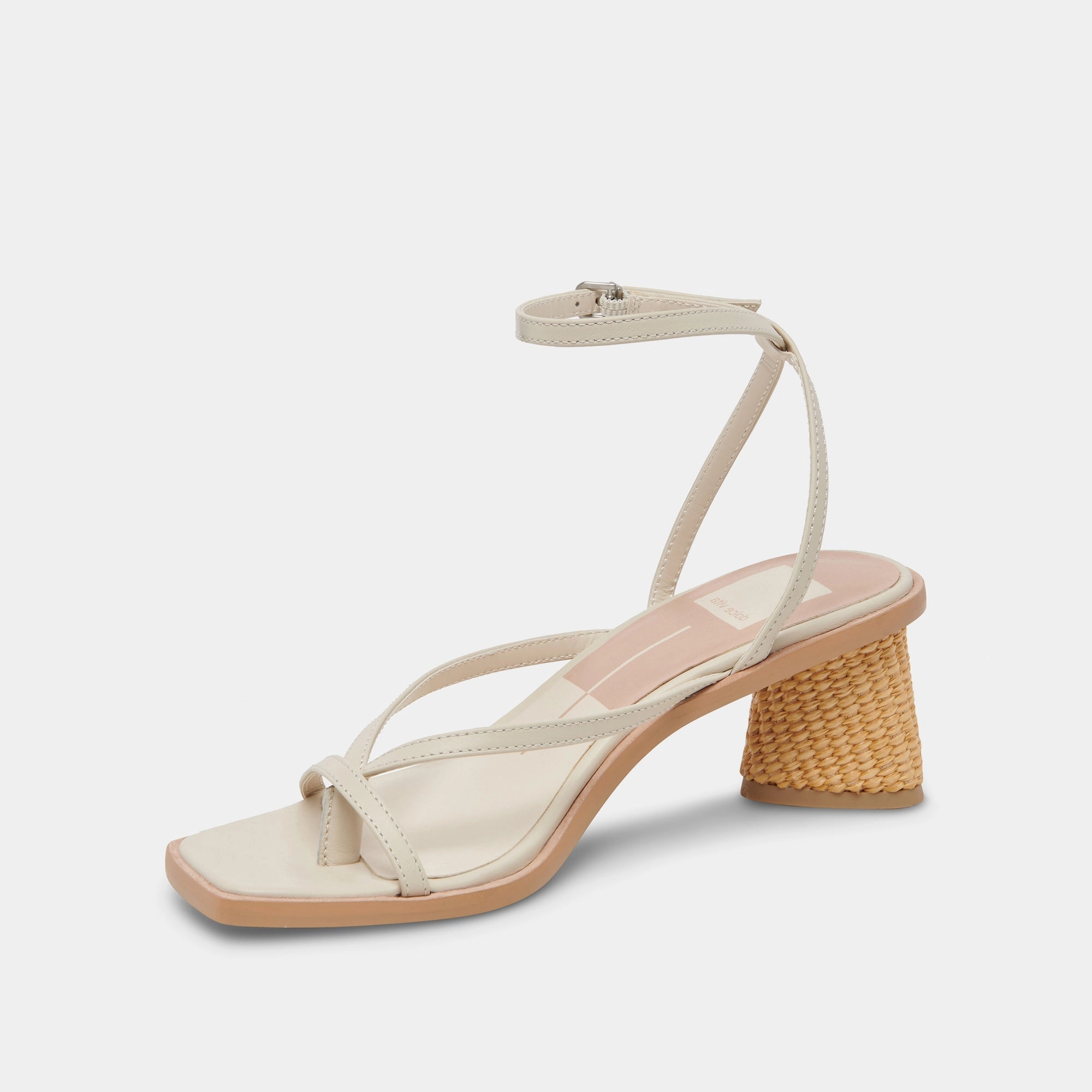 BANITA WIDE SANDALS IVORY LEATHER - re:vita