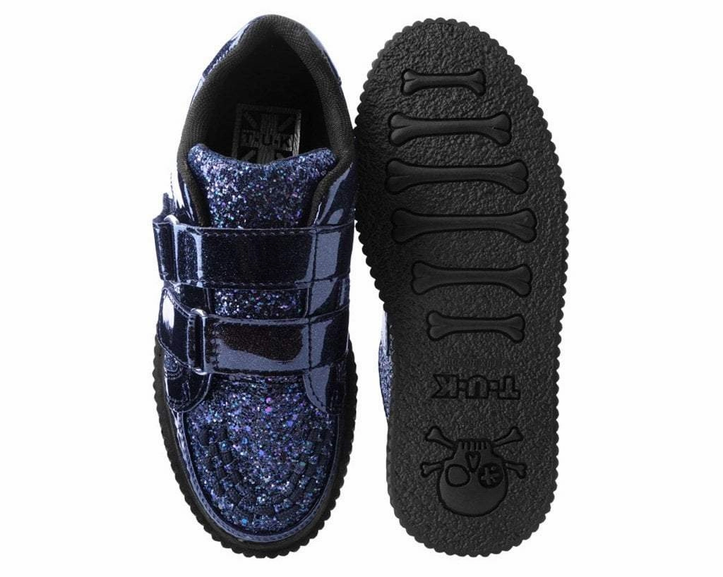 Black Hologram & Glitter Velcro Casbah Creeper
