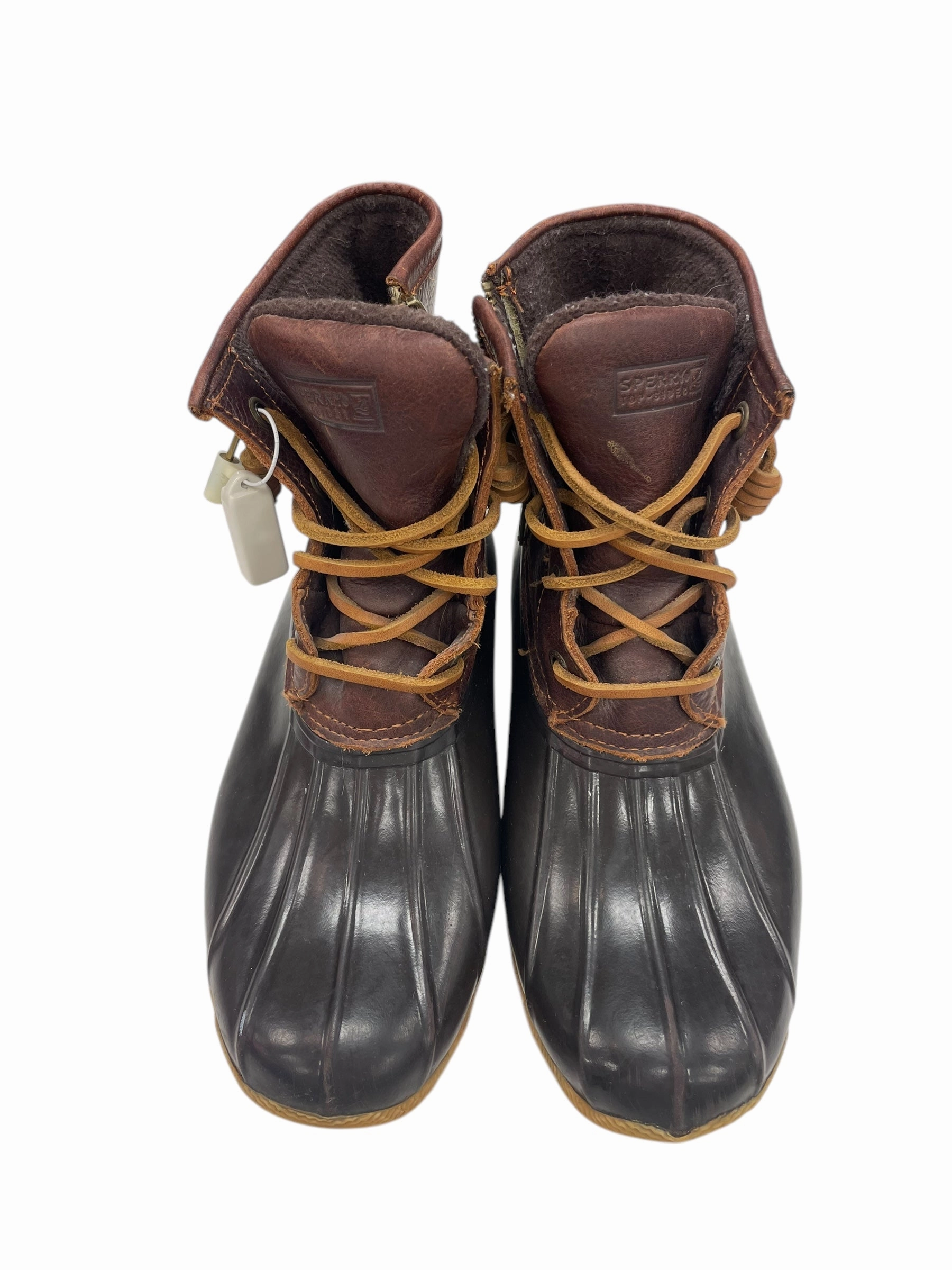 Boots Ankle Flats By Sperry In Brown, Size: 7