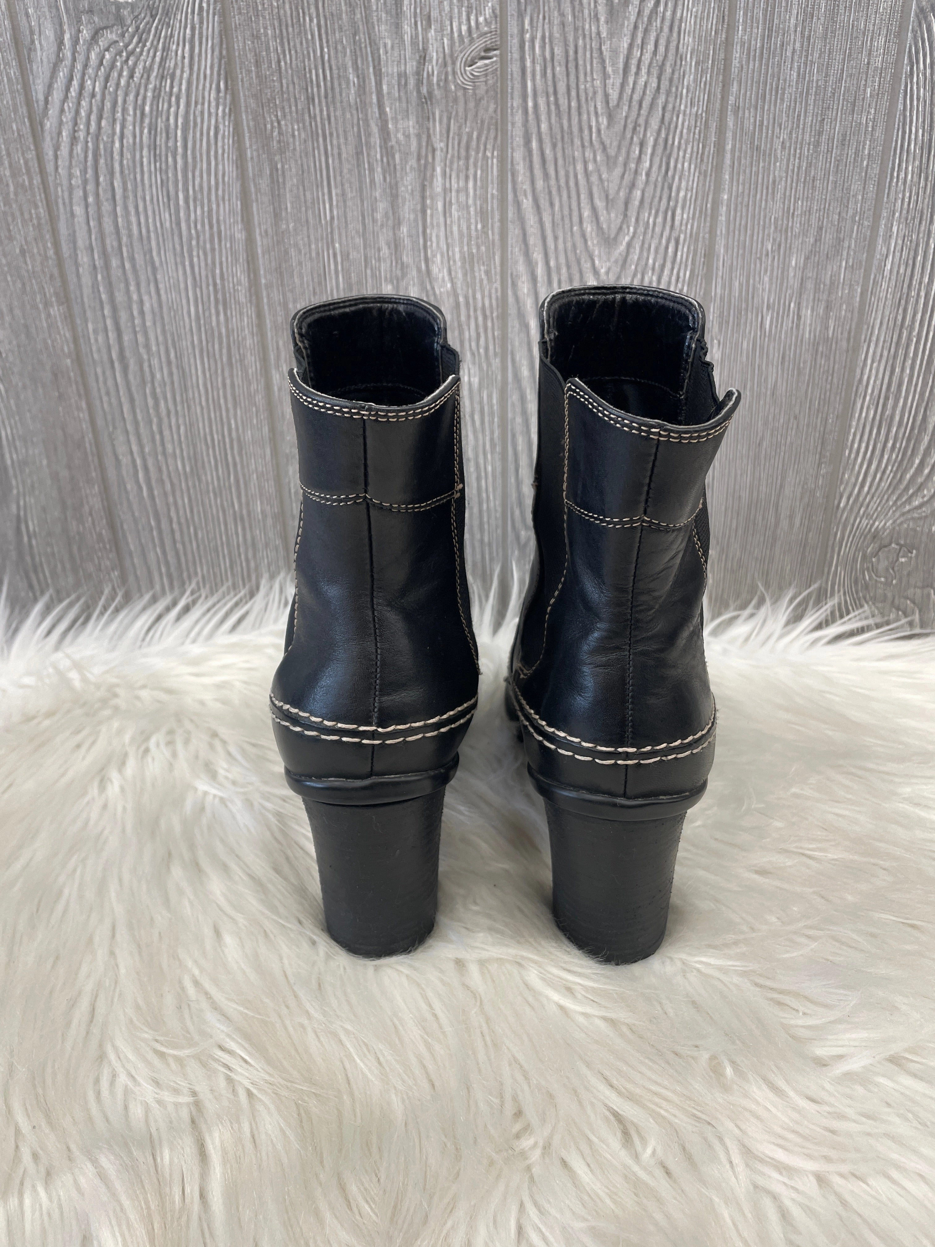 Boots Ankle Heels By Aerosoles In Black, Size: 9