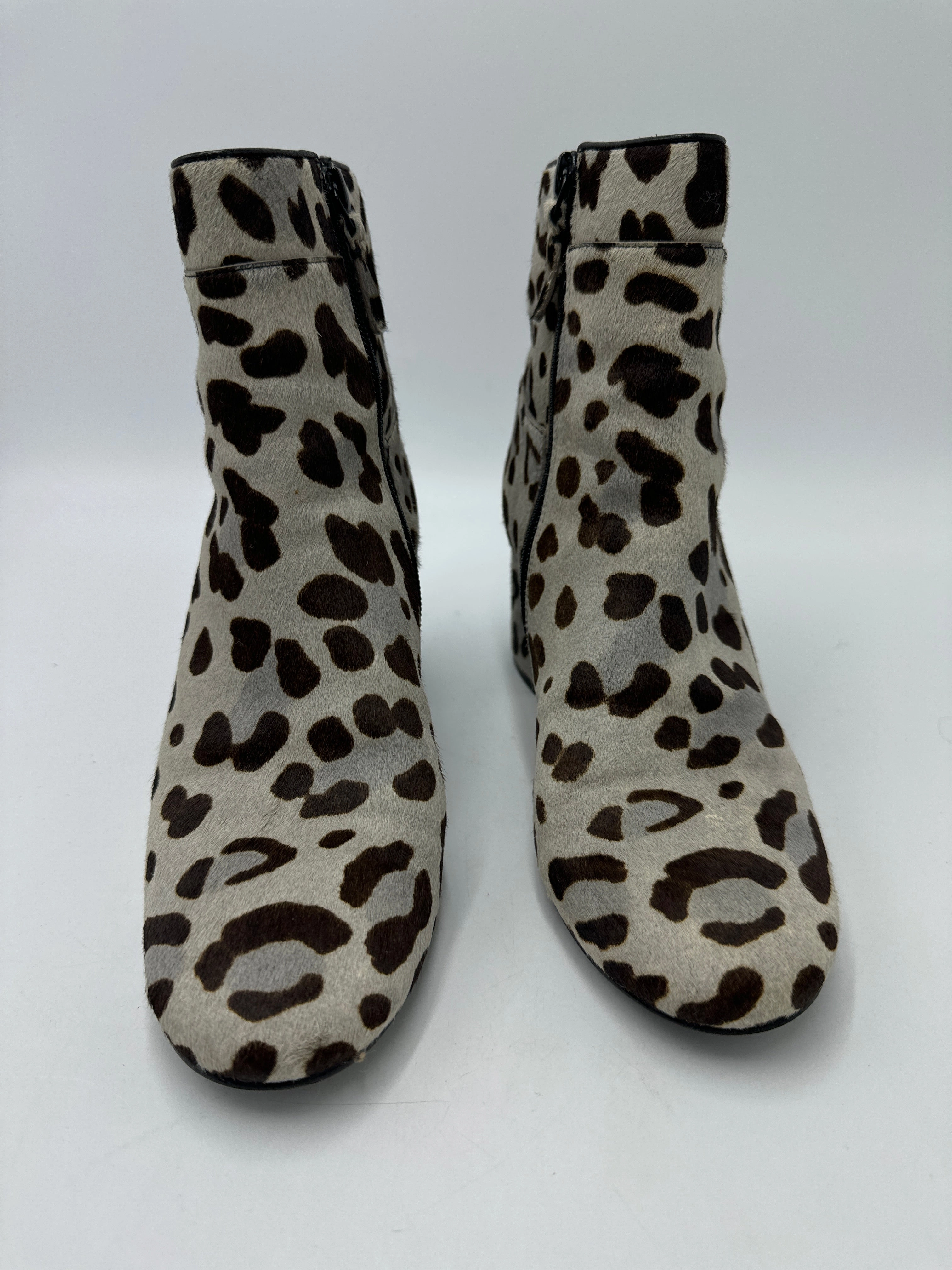 Boots Ankle Heels By Cole-haan In Animal Print, Size: 6