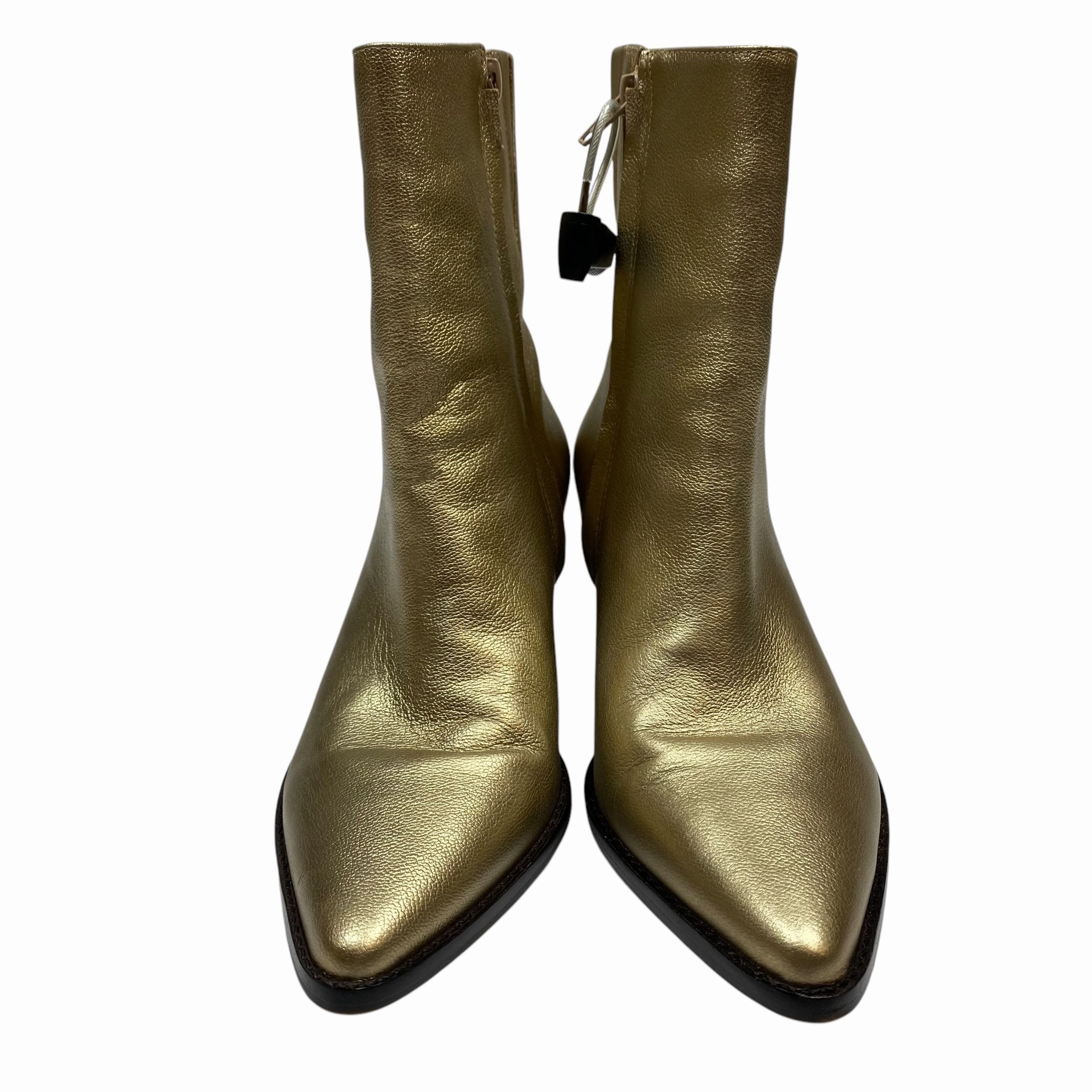 Boots Ankle Heels By Matisse In Gold, Size: 6