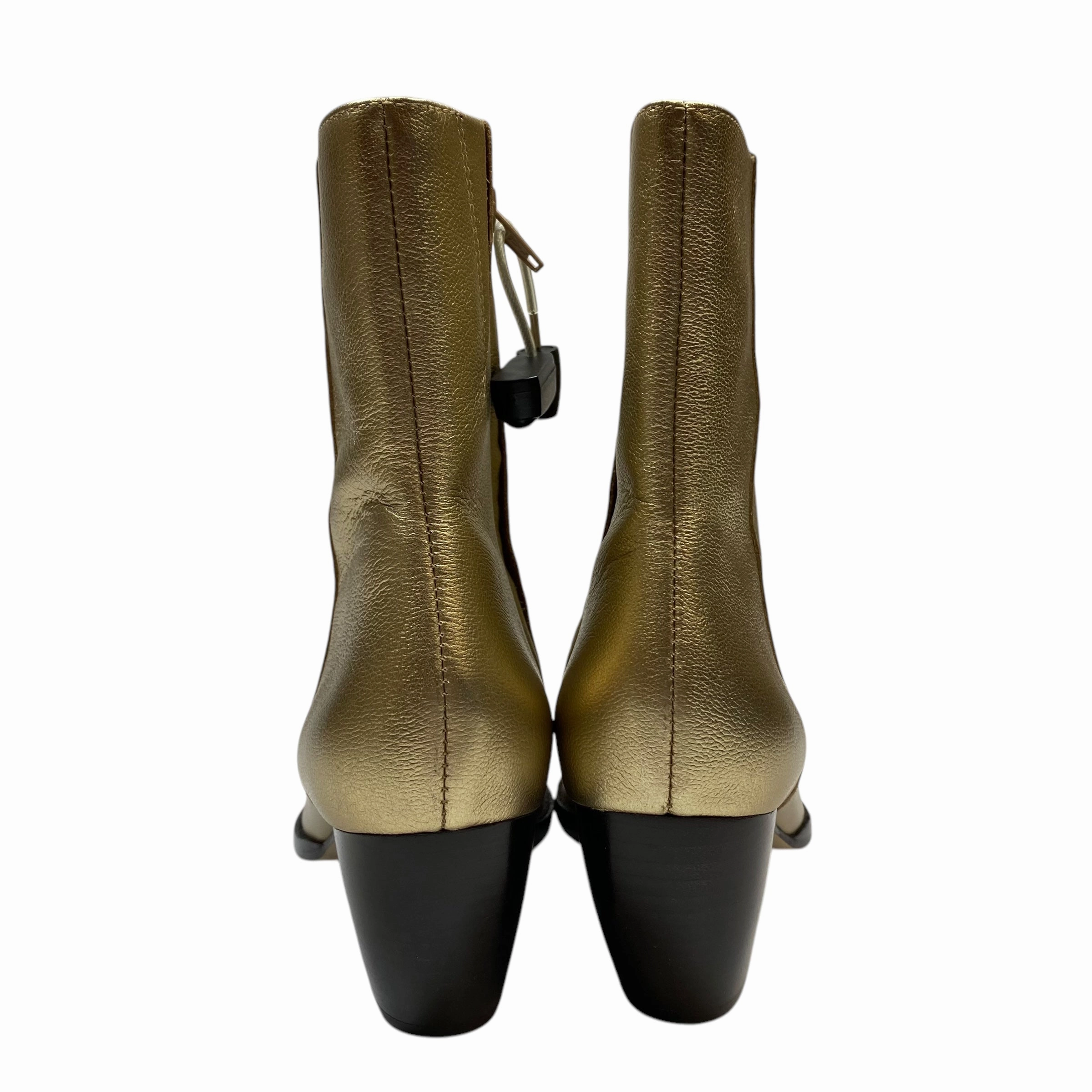 Boots Ankle Heels By Matisse In Gold, Size: 6