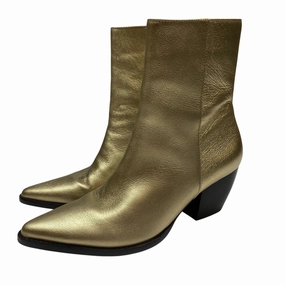 Boots Ankle Heels By Matisse In Gold, Size: 6