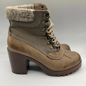 Boots Ankle Heels By Rock And Candy In Tan, Size: 8