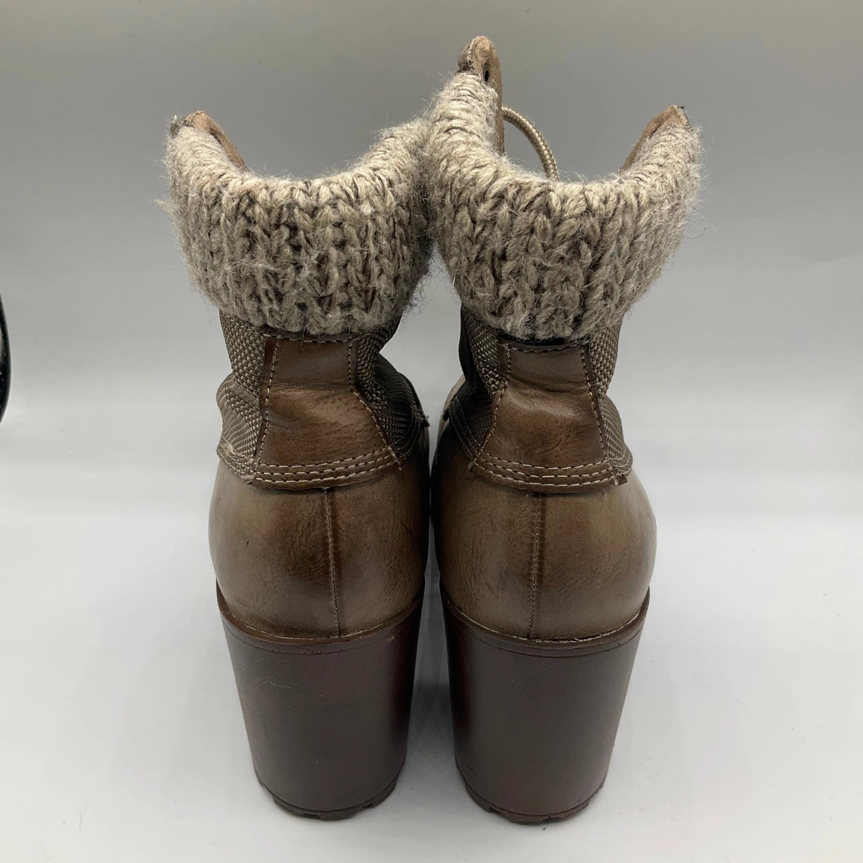 Boots Ankle Heels By Rock And Candy In Tan, Size: 8