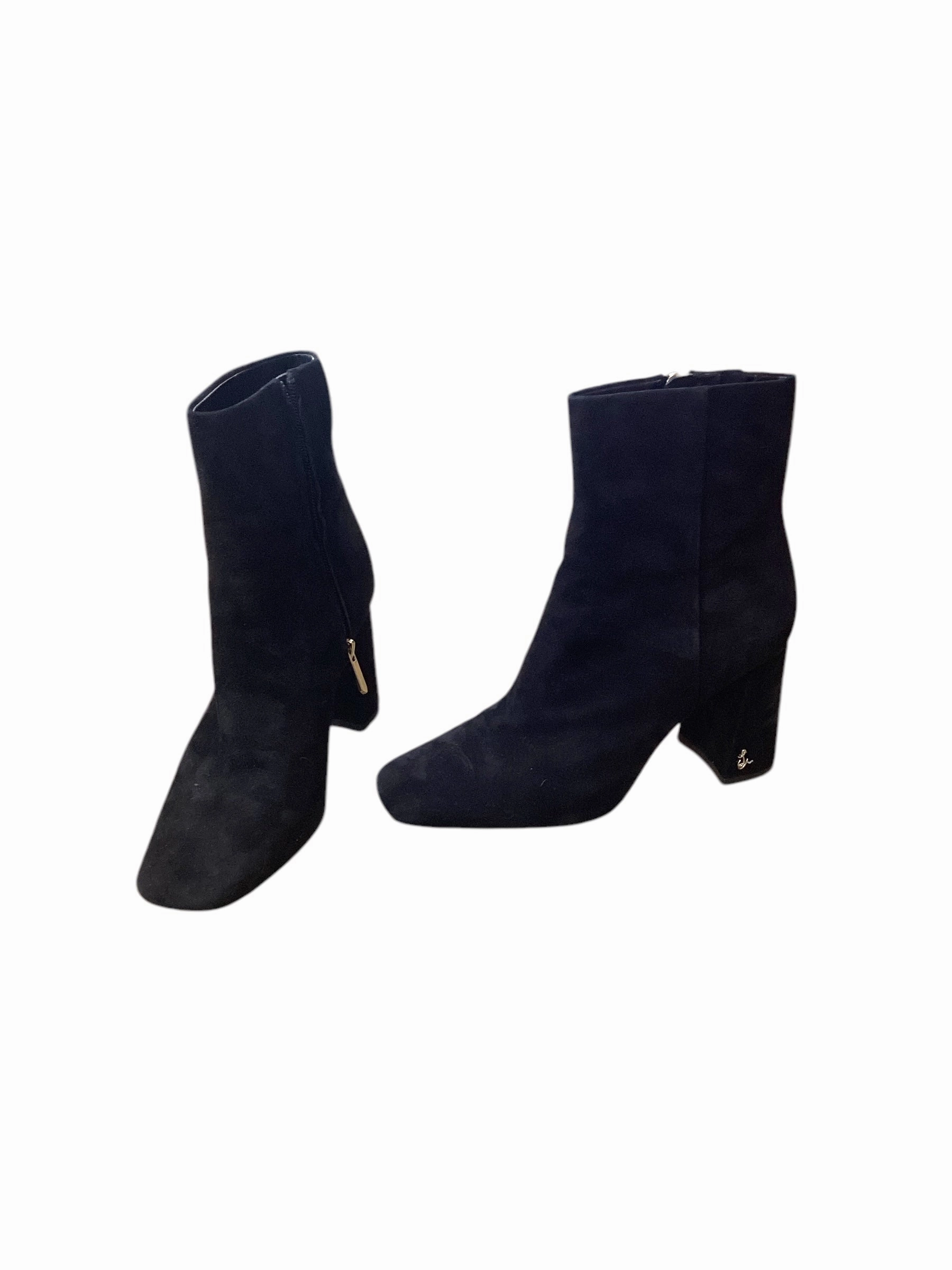 Boots Ankle Heels By Sam Edelman In Black, Size: 8