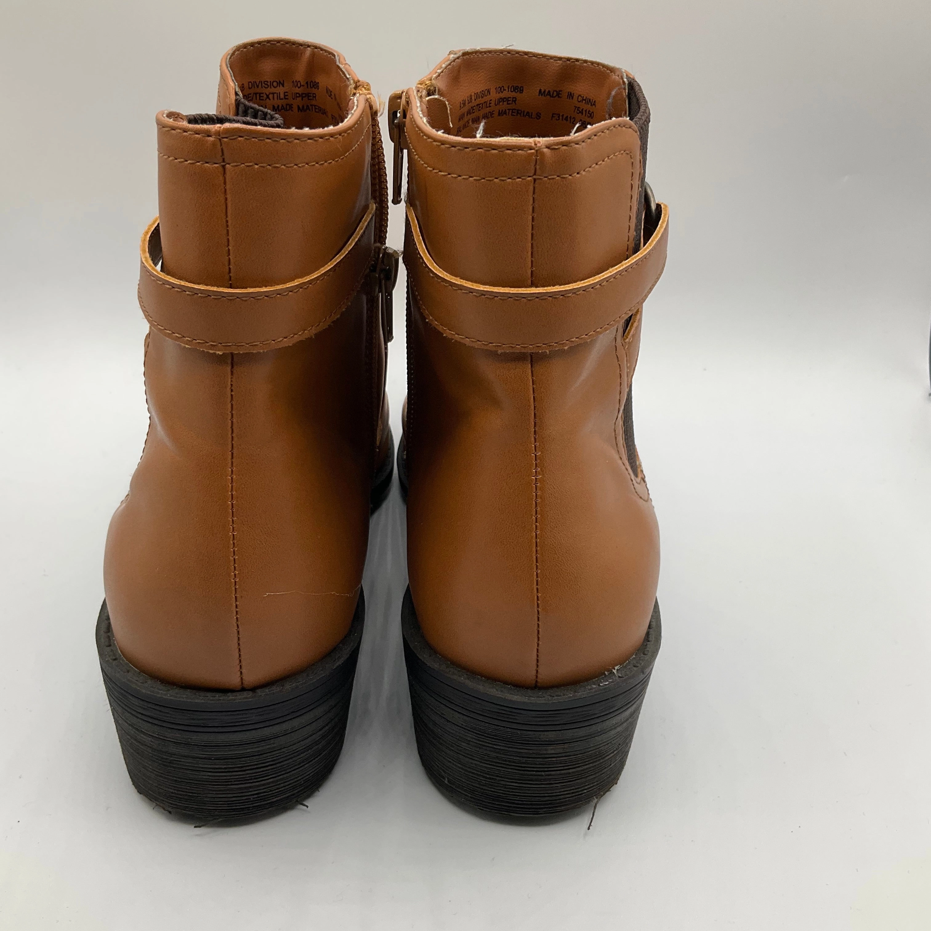 Boots Ankle Heels By St Johns Bay In Tan, Size: 9.5