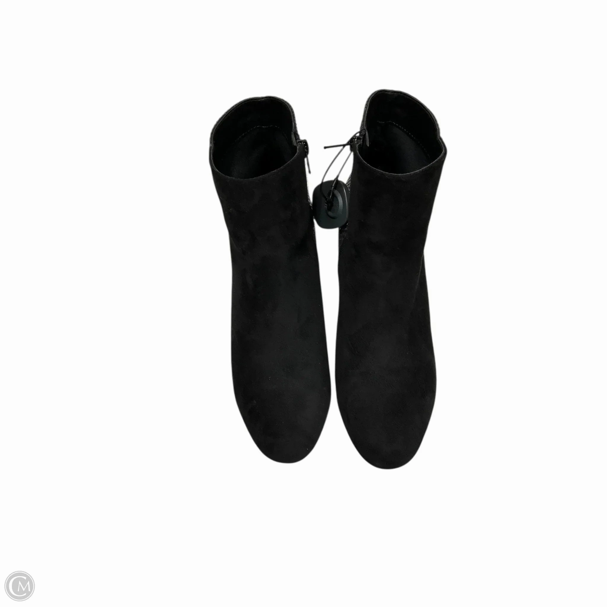Boots Ankle Heels By Xoxo In Black, Size: 10