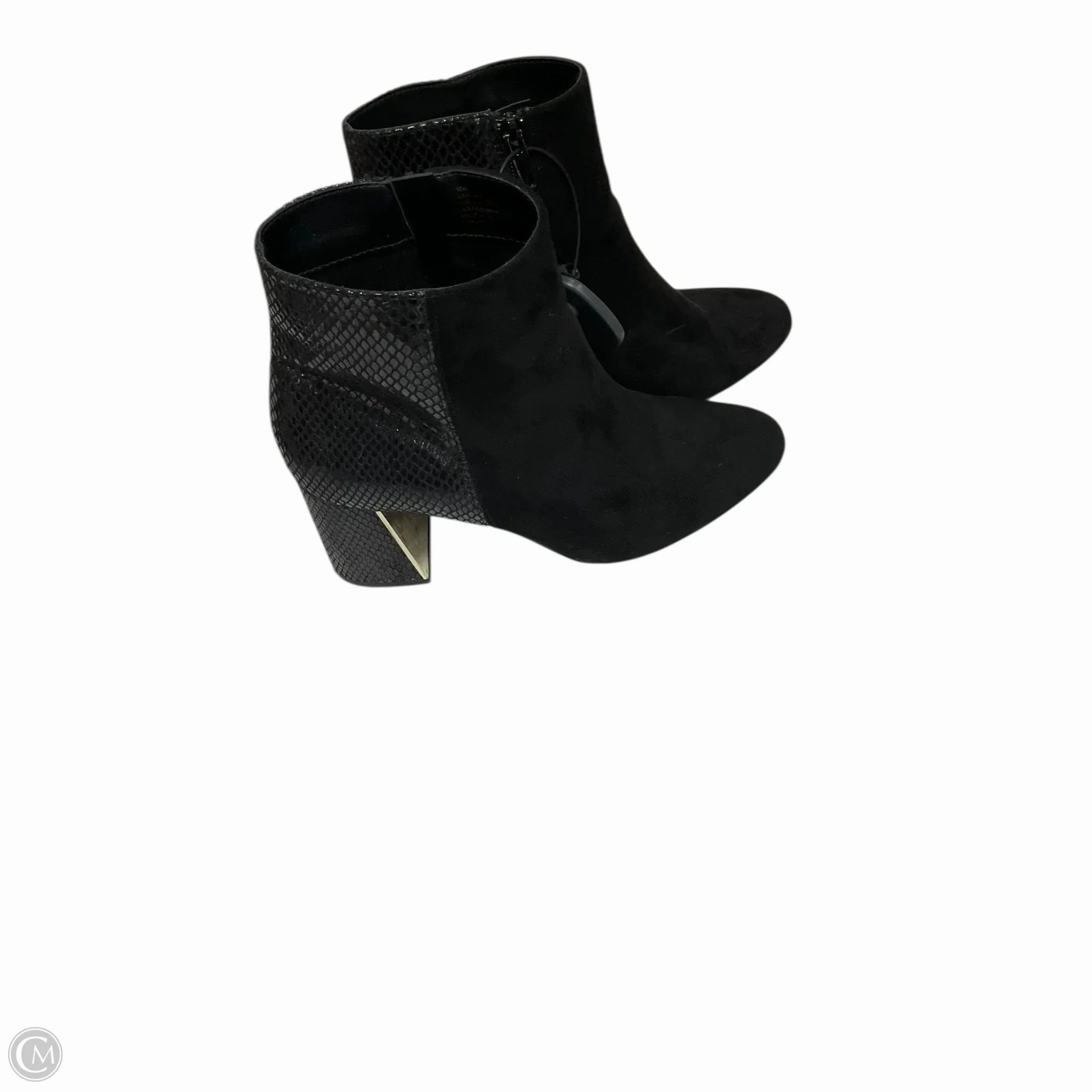 Boots Ankle Heels By Xoxo In Black, Size: 10
