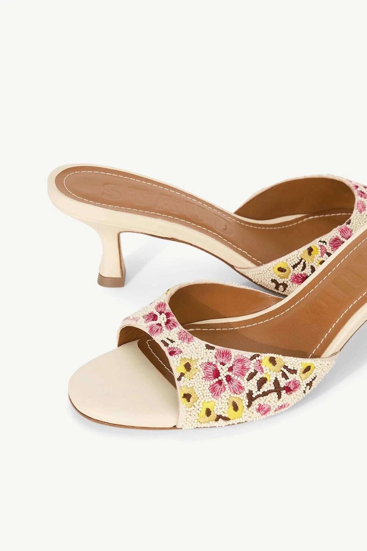 Brigitte Mule - Beaded Blossom Floral