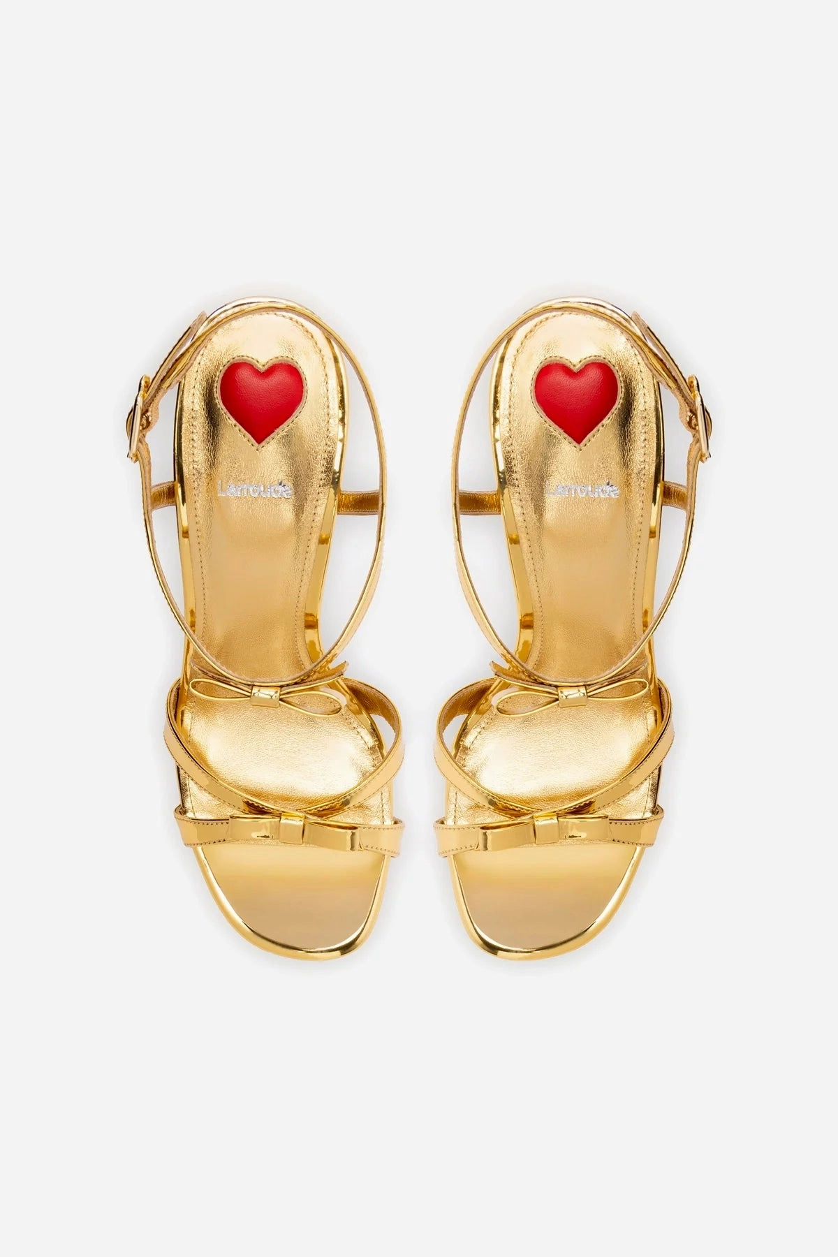 Brooks Sandal In Gold Specchio