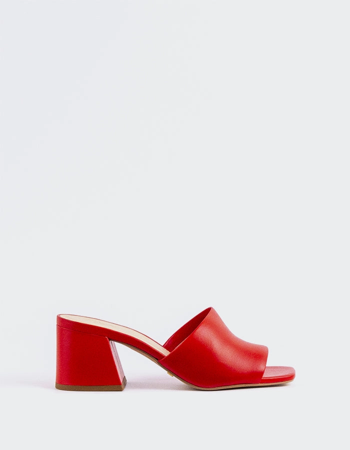 Clarabelle Red Leather