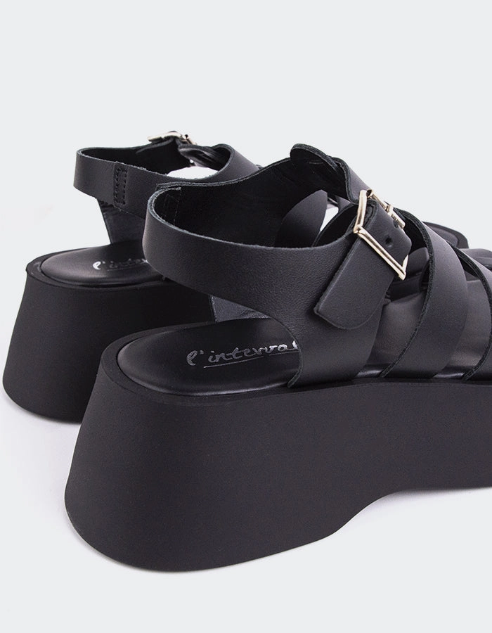 Confident Black Leather