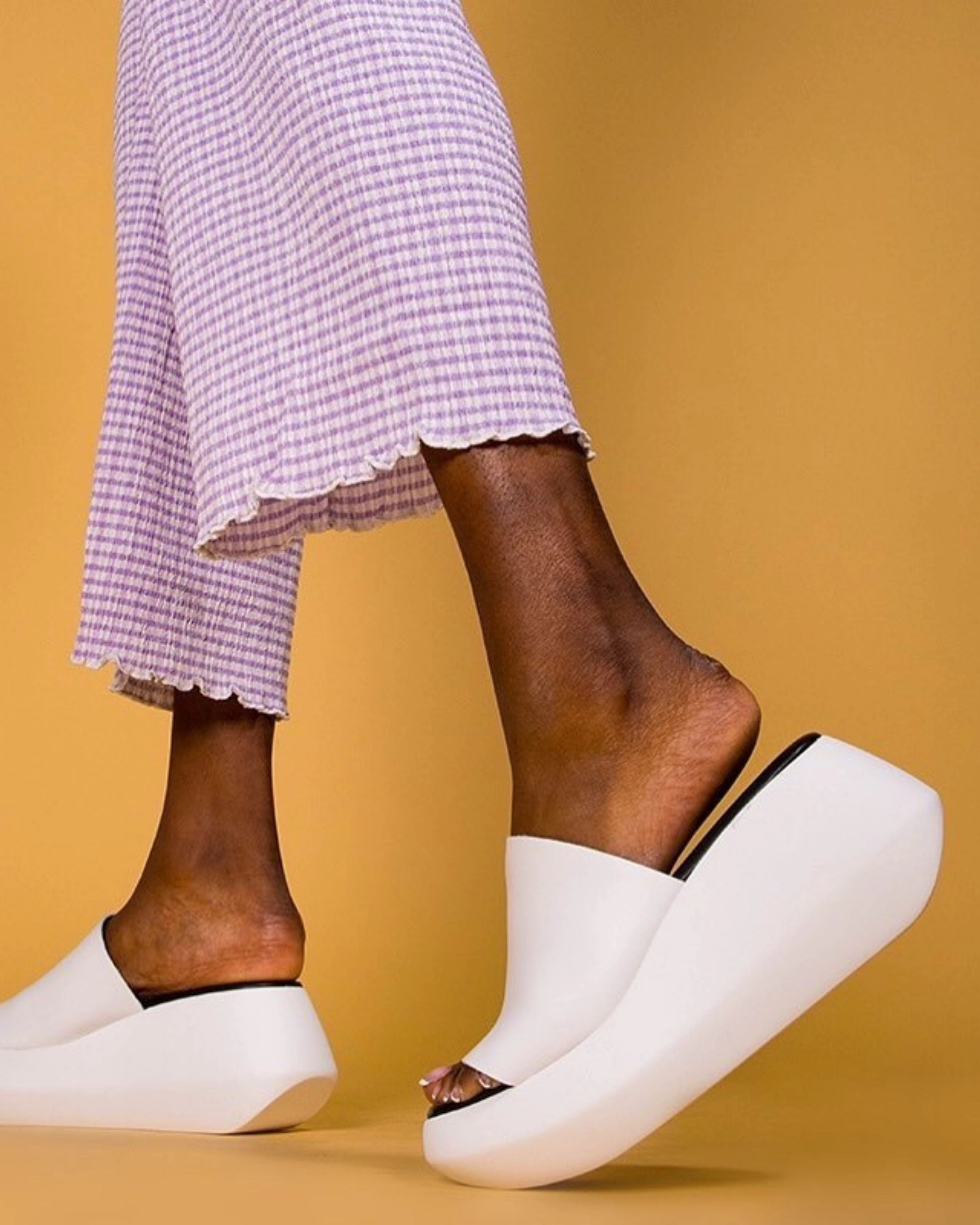 Dayo White Leather