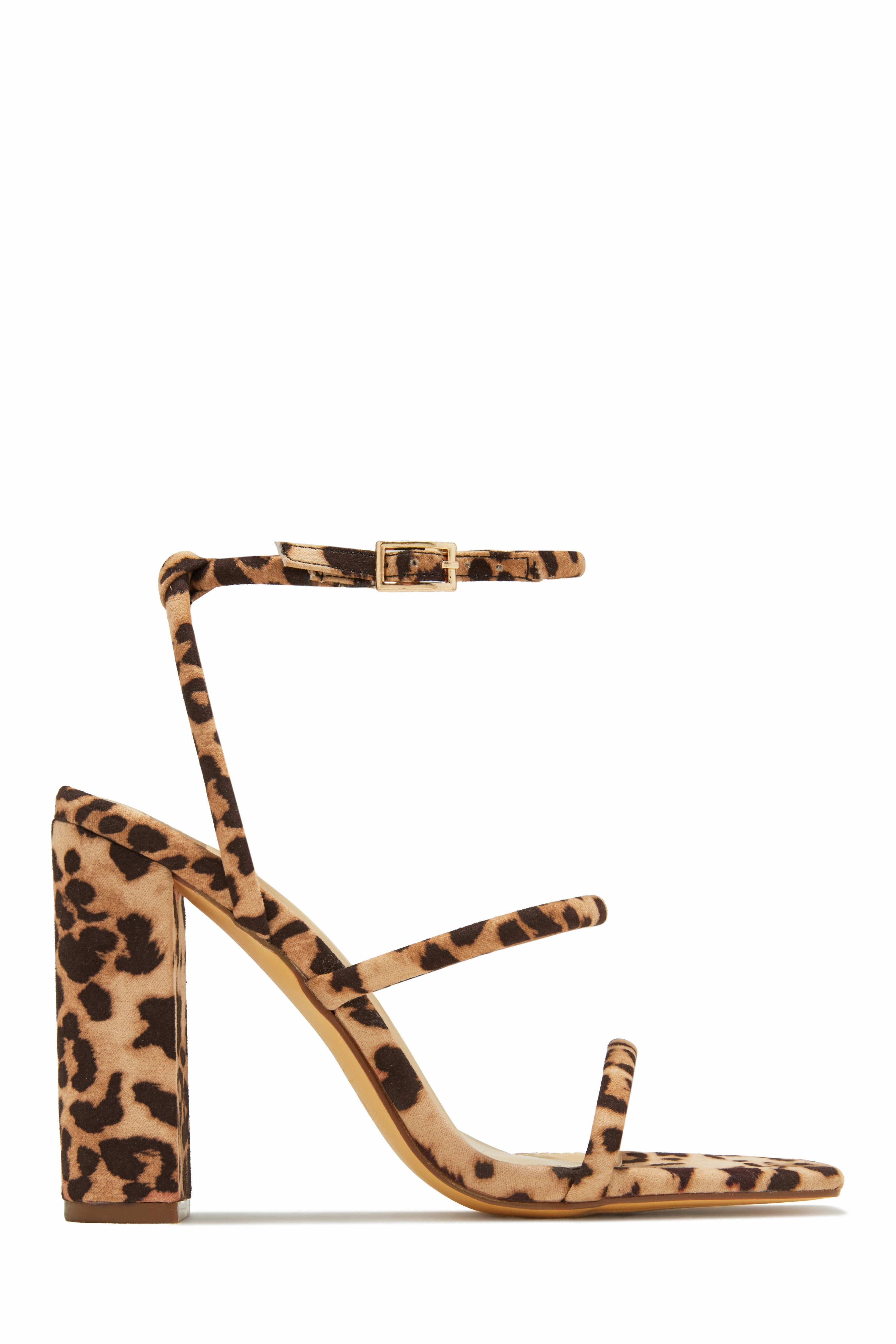 Emalia Block Heels - Leopard