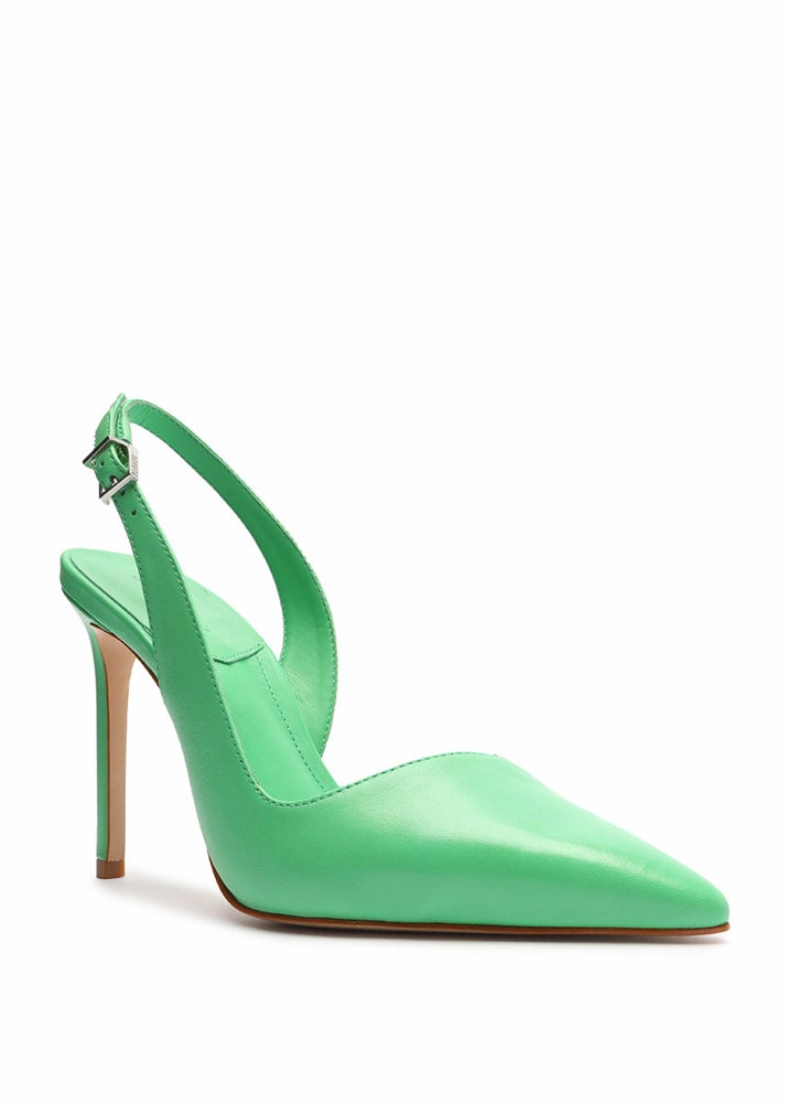 Emma Slingback Heel - Green