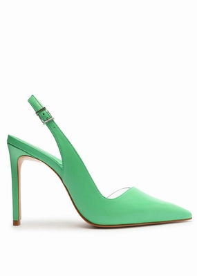 Emma Slingback Heel - Green