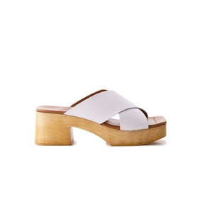 Esmée White Leather