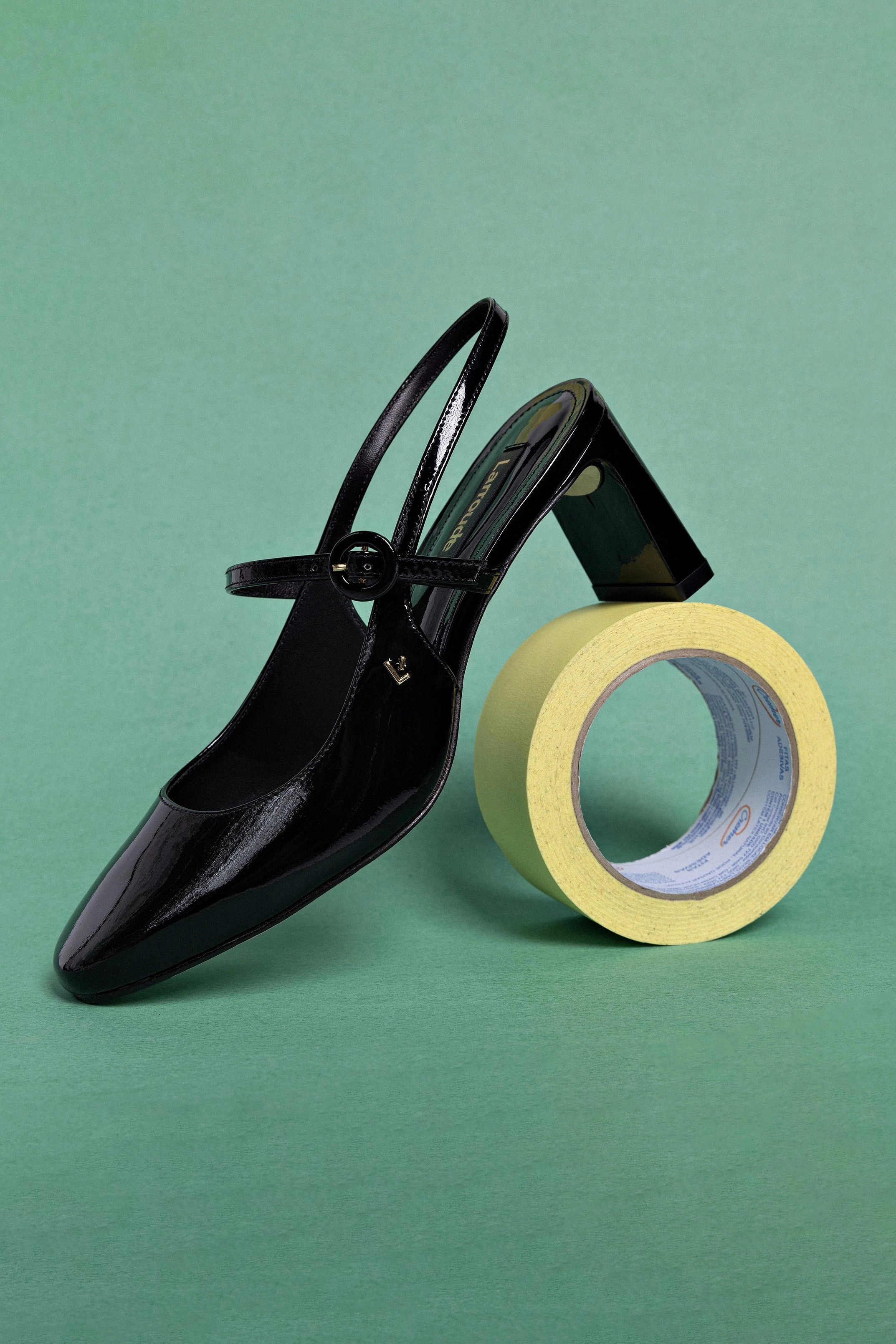 Georgina Pump In Black Patent Leather