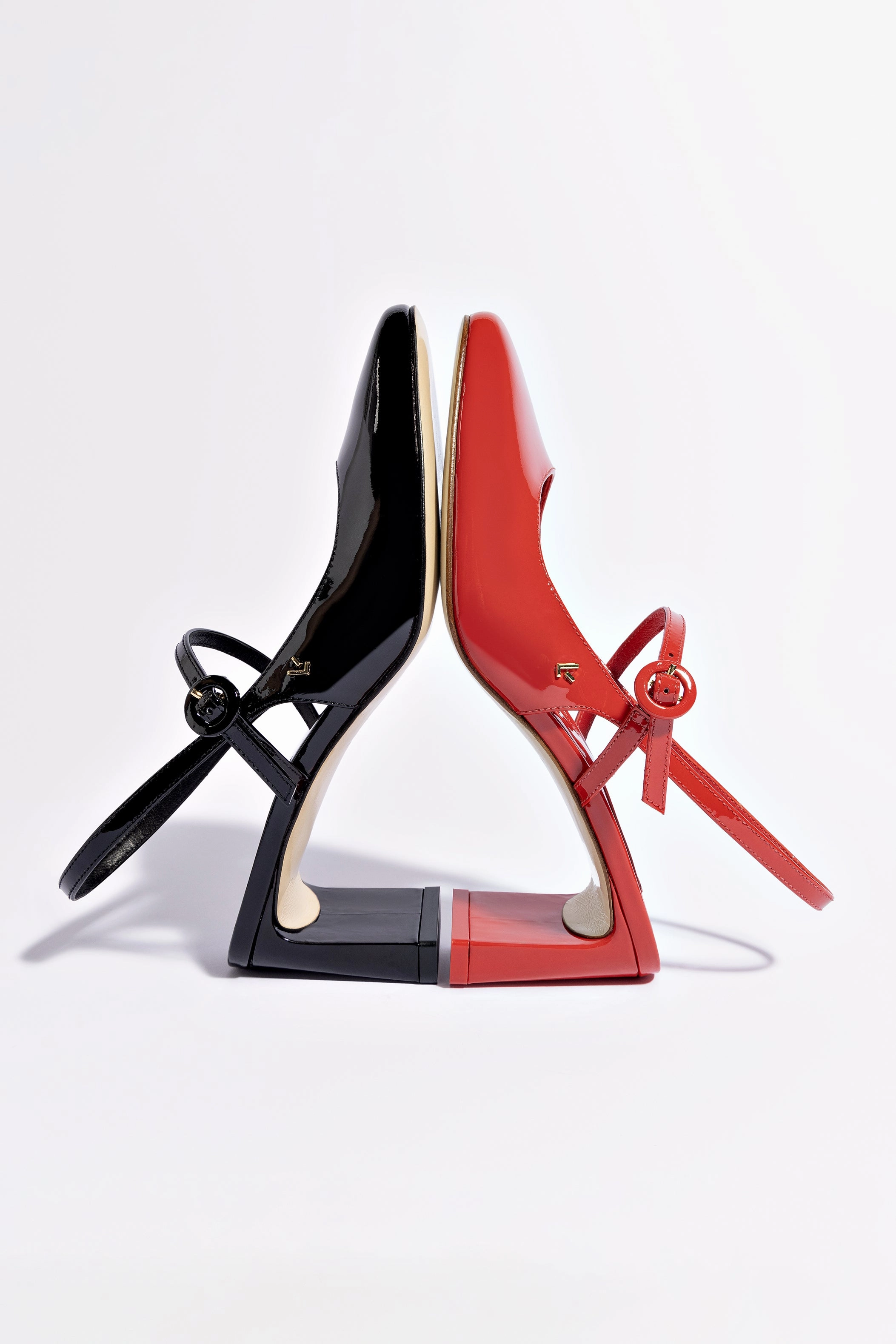 Georgina Pump In Scarlet Patent Leather