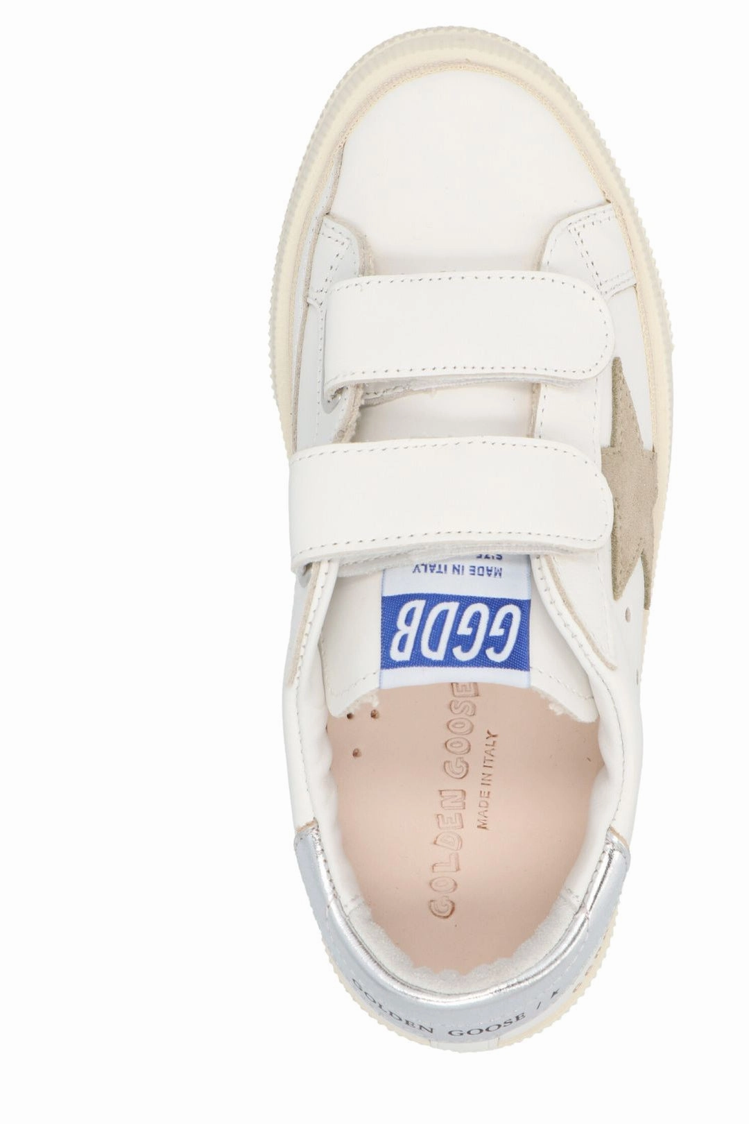 Golden Goose Kids Star Patch Round Toe Sneakers