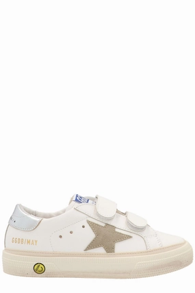 Golden Goose Kids Star Patch Round Toe Sneakers