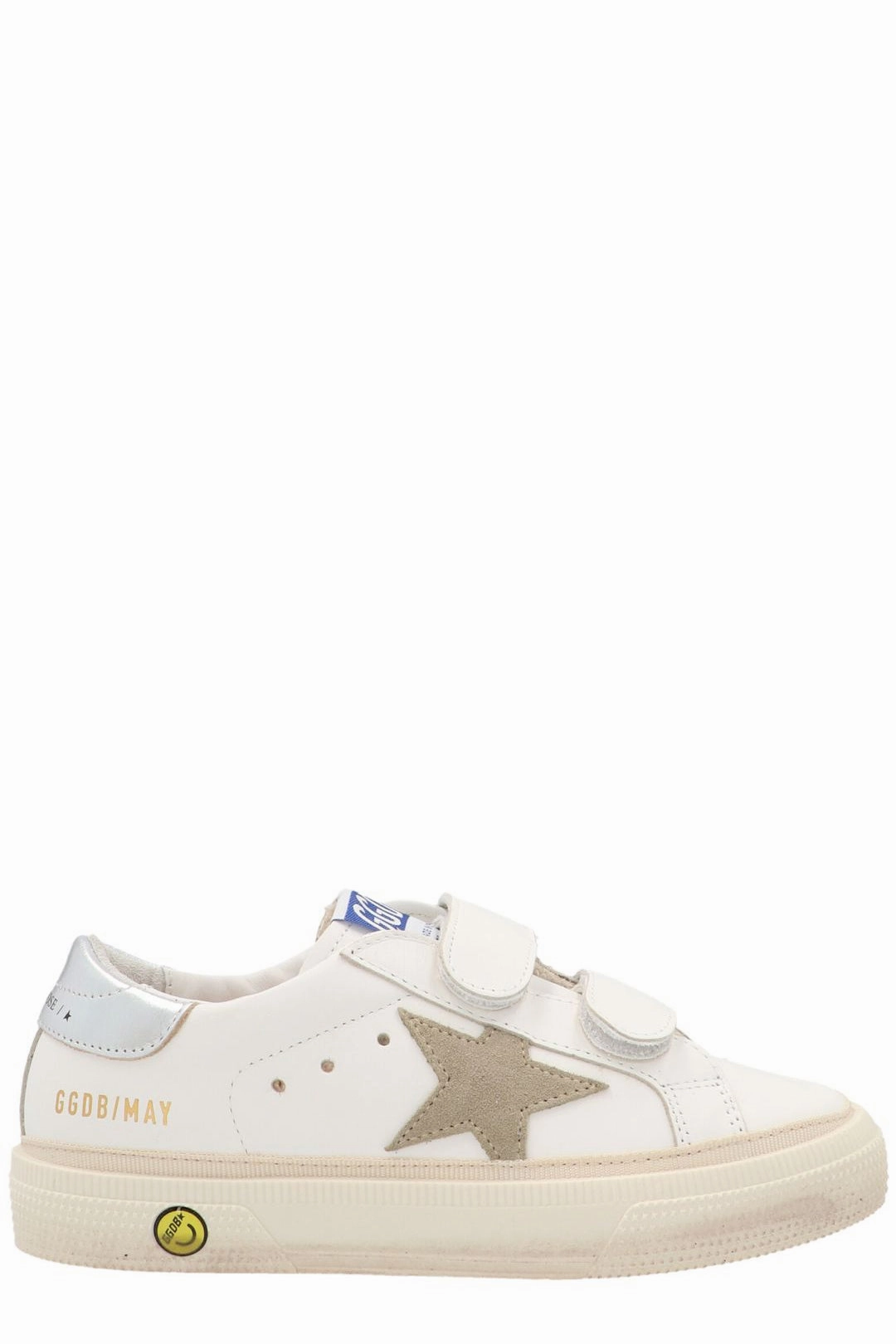 Golden Goose Kids Star Patch Round Toe Sneakers