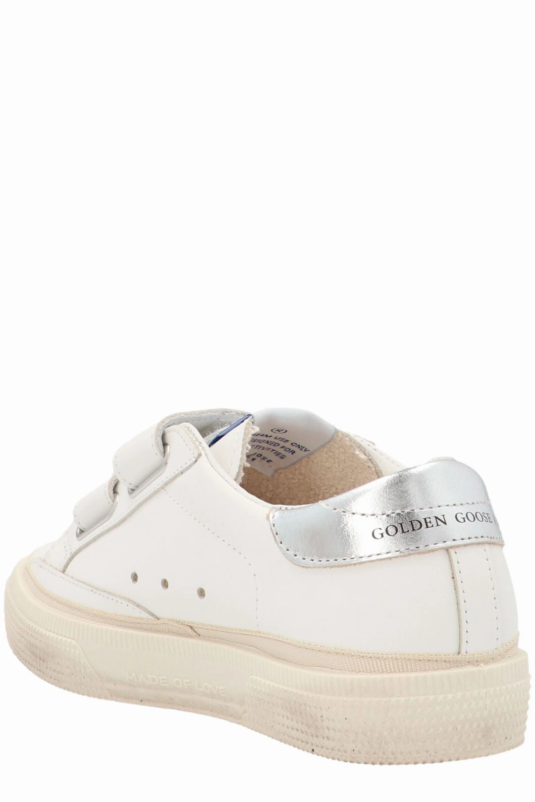 Golden Goose Kids Star Patch Round Toe Sneakers