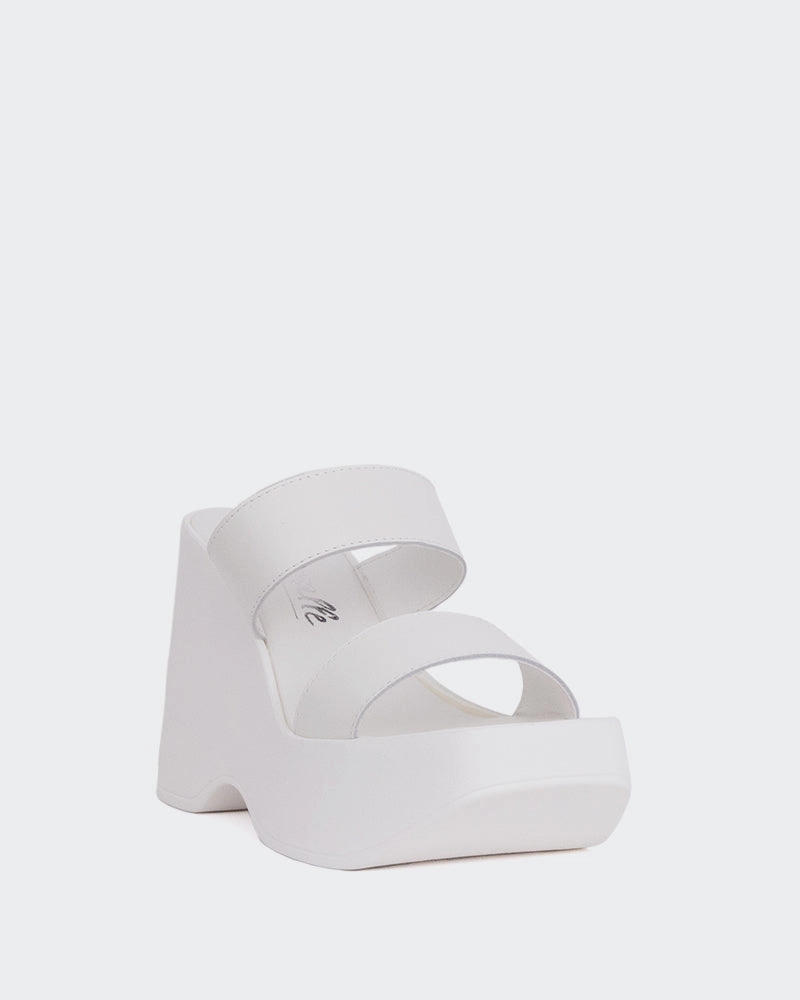 Hadid White Leather
