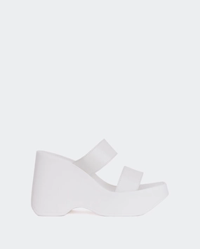 Hadid White Leather