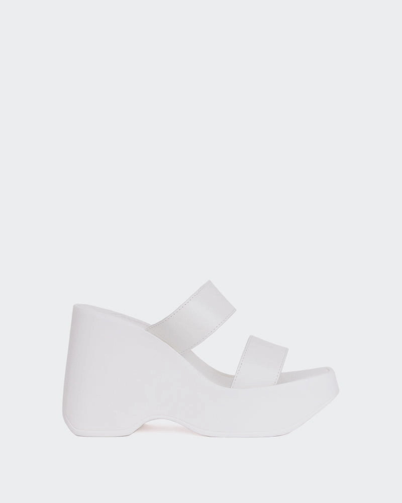 Hadid White Leather