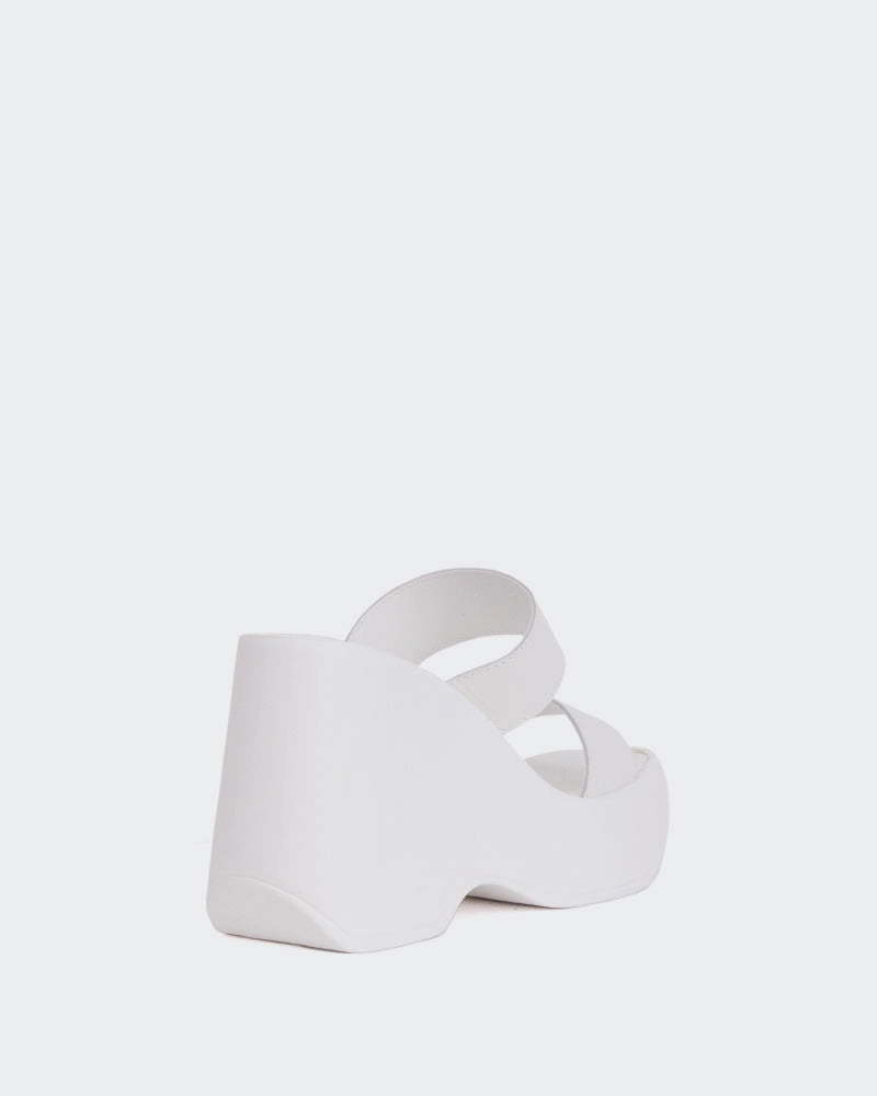 Hadid White Leather