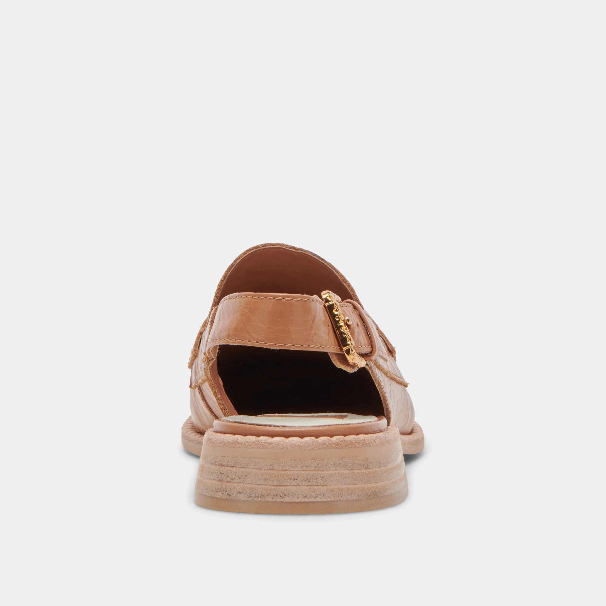 HARDI LOAFERS TAN CRINKLE PATENT