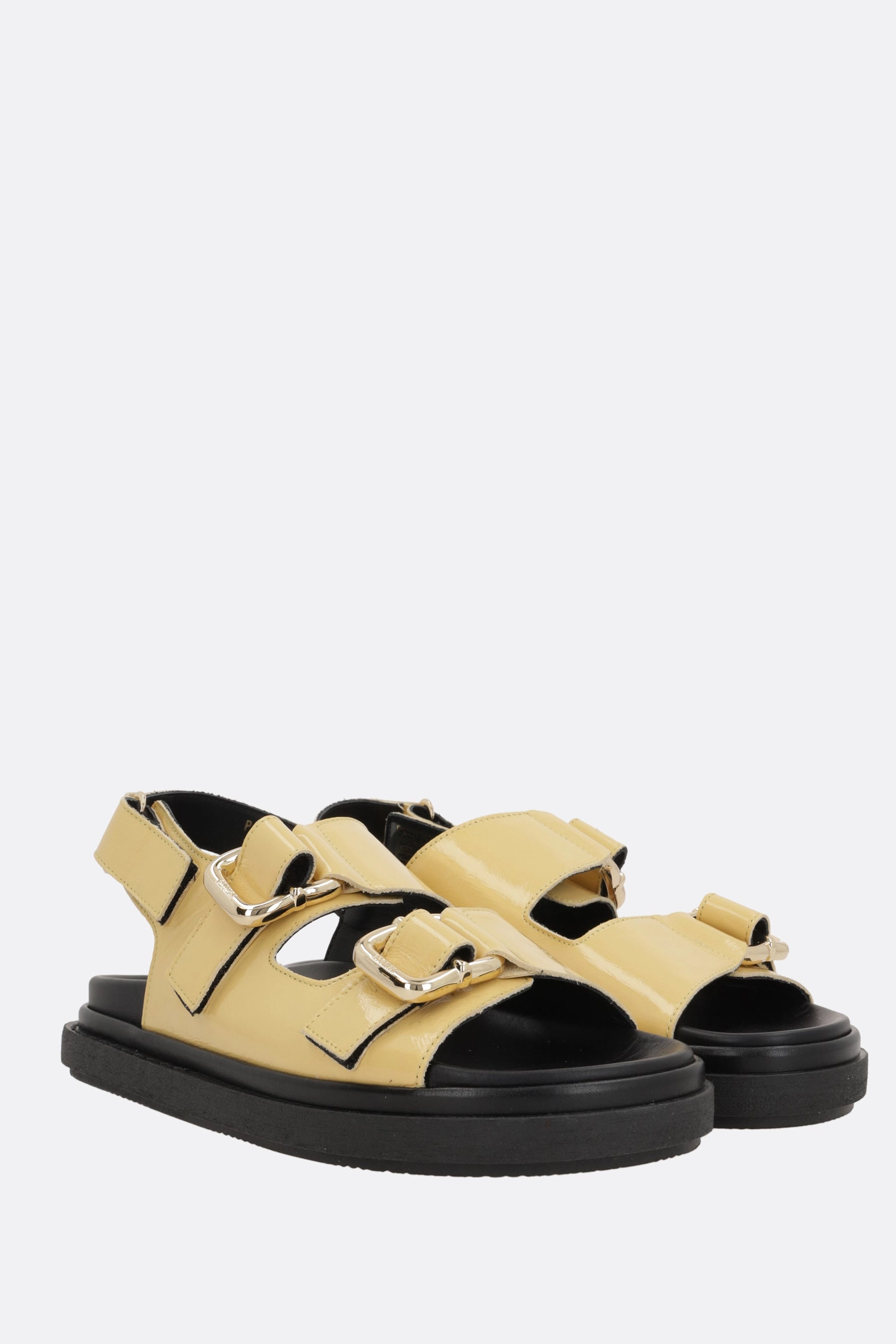 Harper Onix fussbet sandals in patent leather