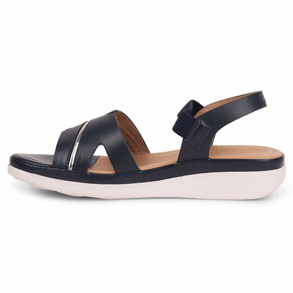 Healers Navy Blue Casual Sandal For Women JFL-31 By Liberty