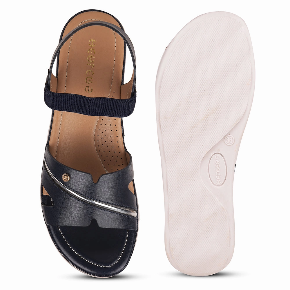 Healers Navy Blue Casual Sandal For Women JFL-31 By Liberty