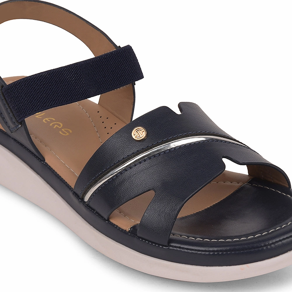 Healers Navy Blue Casual Sandal For Women JFL-31 By Liberty