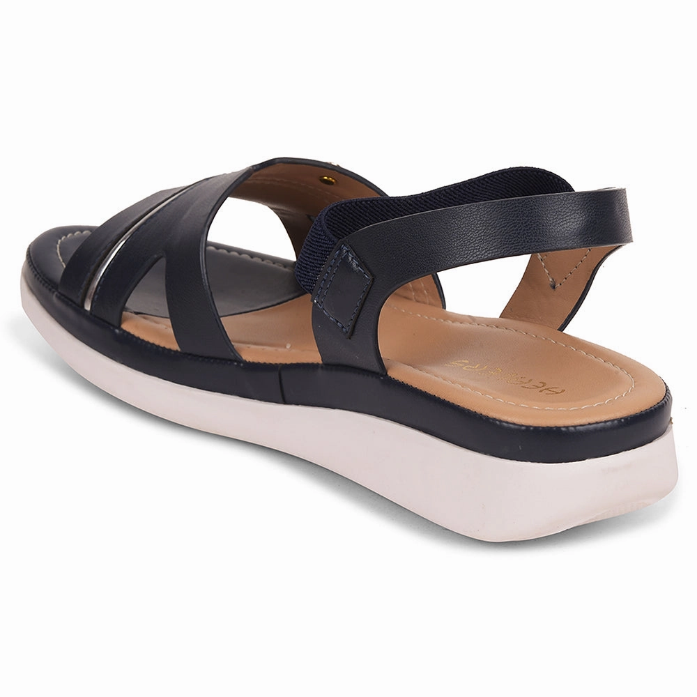 Healers Navy Blue Casual Sandal For Women JFL-31 By Liberty